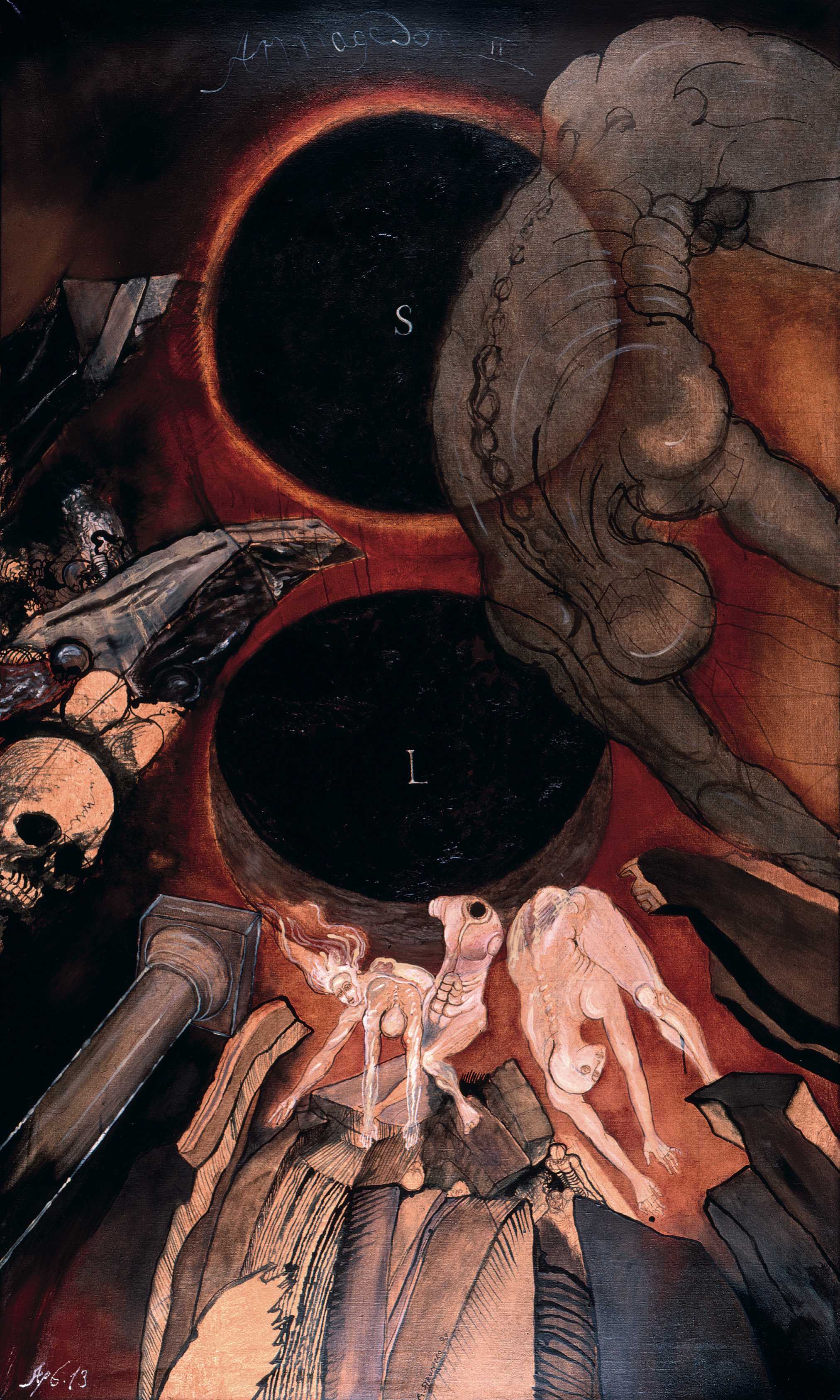 “Apokalypse”, painting, Andrzej Strumiłło, Andrzej Strumillo, Apokalypse series, polish contemporary art, polish artist, contemporary art in modern Poland, contemporary polish artists, best polish painters, best polish artists, famous polish artists