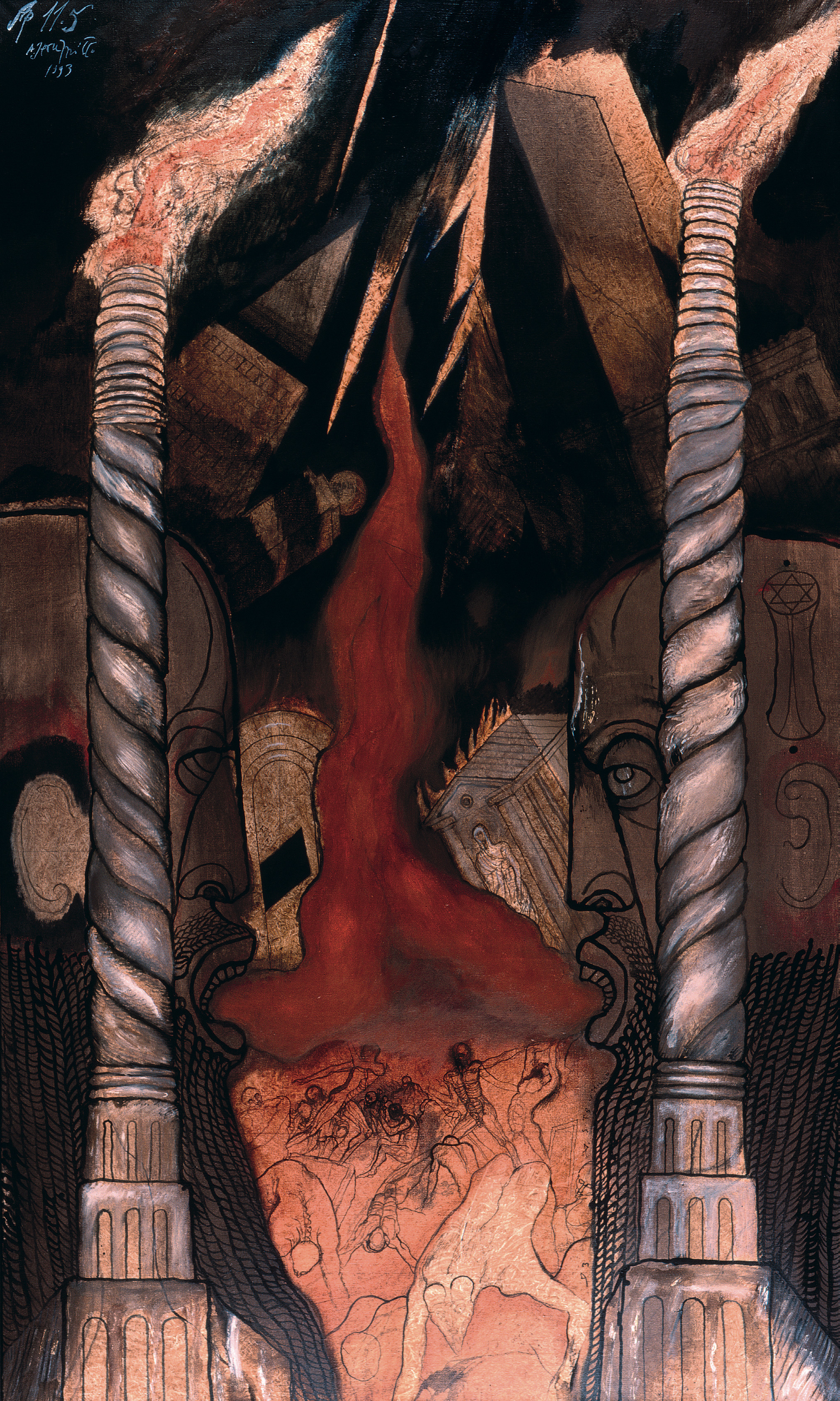 “Apokalypse”, painting, Andrzej Strumiłło, Andrzej Strumillo, Apokalypse series, polish contemporary art, polish artist, contemporary art in modern Poland, contemporary polish artists, best polish painters, best polish artists, famous polish artists