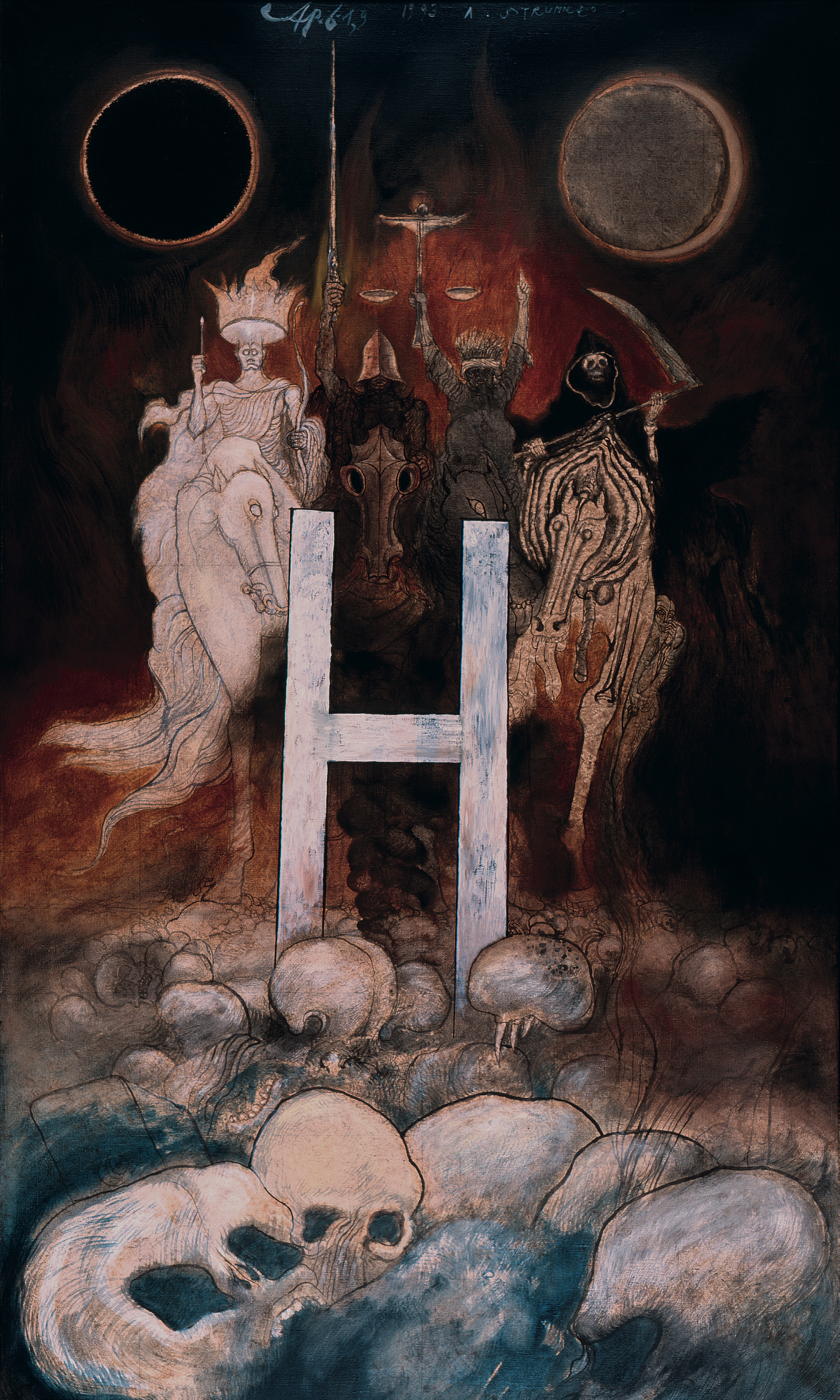 “Apokalypse”, painting, Andrzej Strumiłło, Andrzej Strumillo, Apokalypse series, polish contemporary art, polish artist, contemporary art in modern Poland, contemporary polish artists, best polish painters, best polish artists, famous polish artists