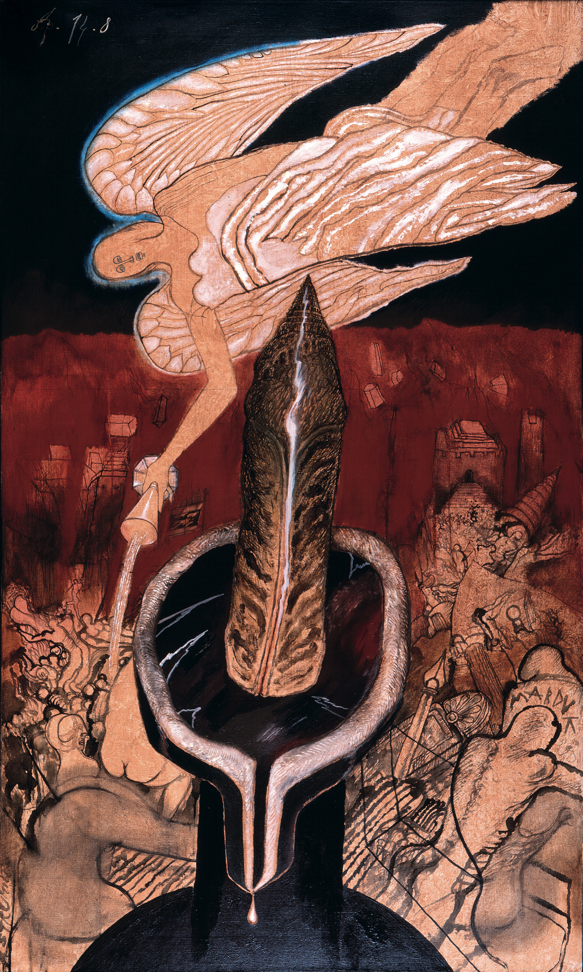 “Apokalypse”, painting, Andrzej Strumiłło, Andrzej Strumillo, Apokalypse series, polish contemporary art, polish artist, contemporary art in modern Poland, contemporary polish artists, best polish painters, best polish artists, famous polish artists