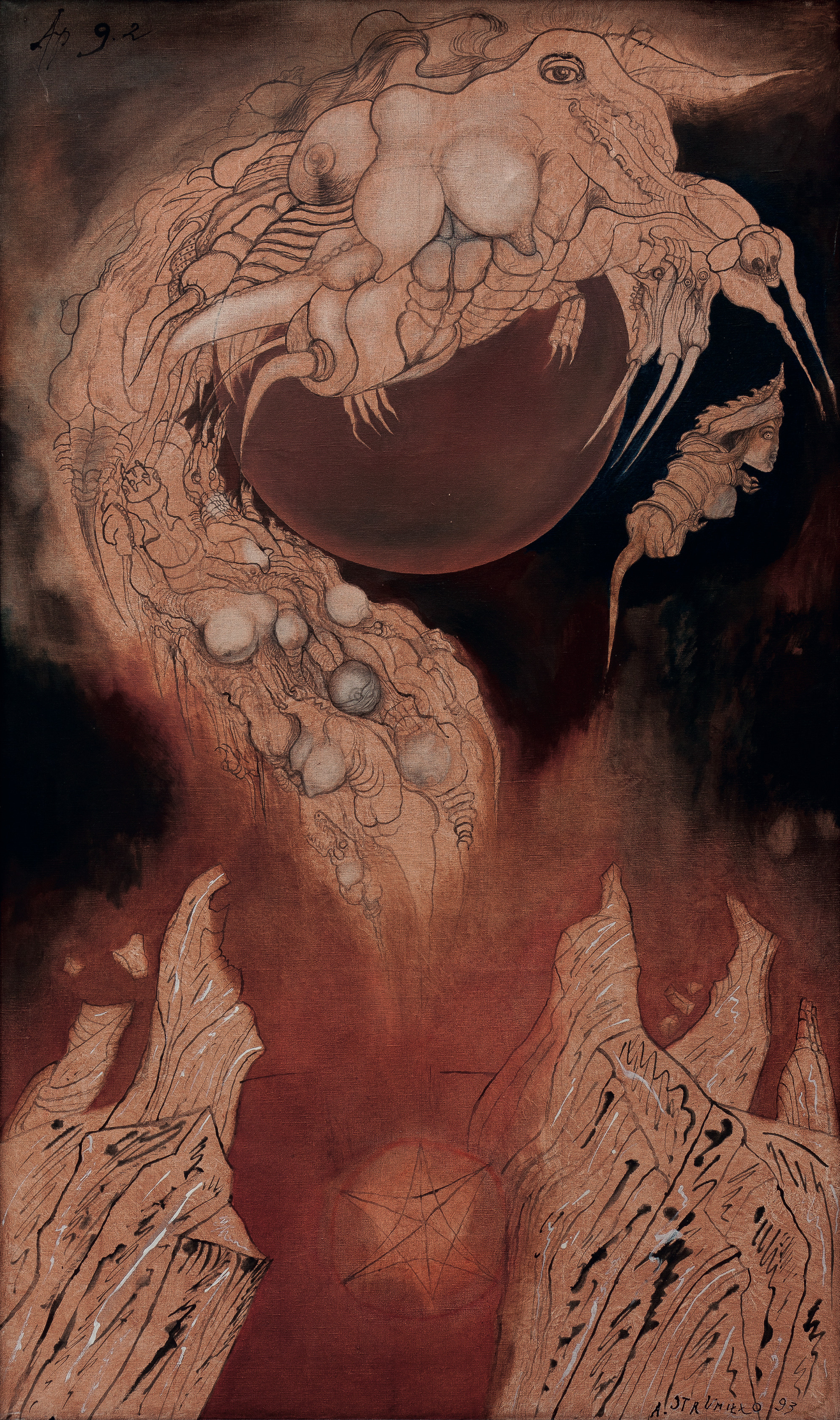 “Apokalypse”, painting, Andrzej Strumiłło, Andrzej Strumillo, Apokalypse series, polish contemporary art, polish artist, contemporary art in modern Poland, contemporary polish artists, best polish painters, best polish artists, famous polish artists