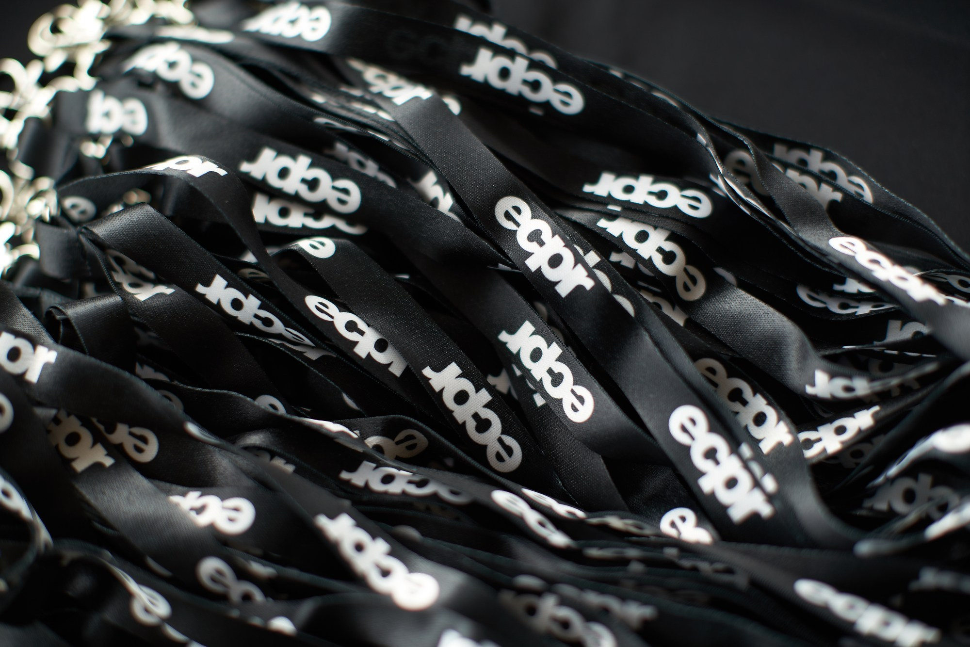ECPR lanyards await their usage.