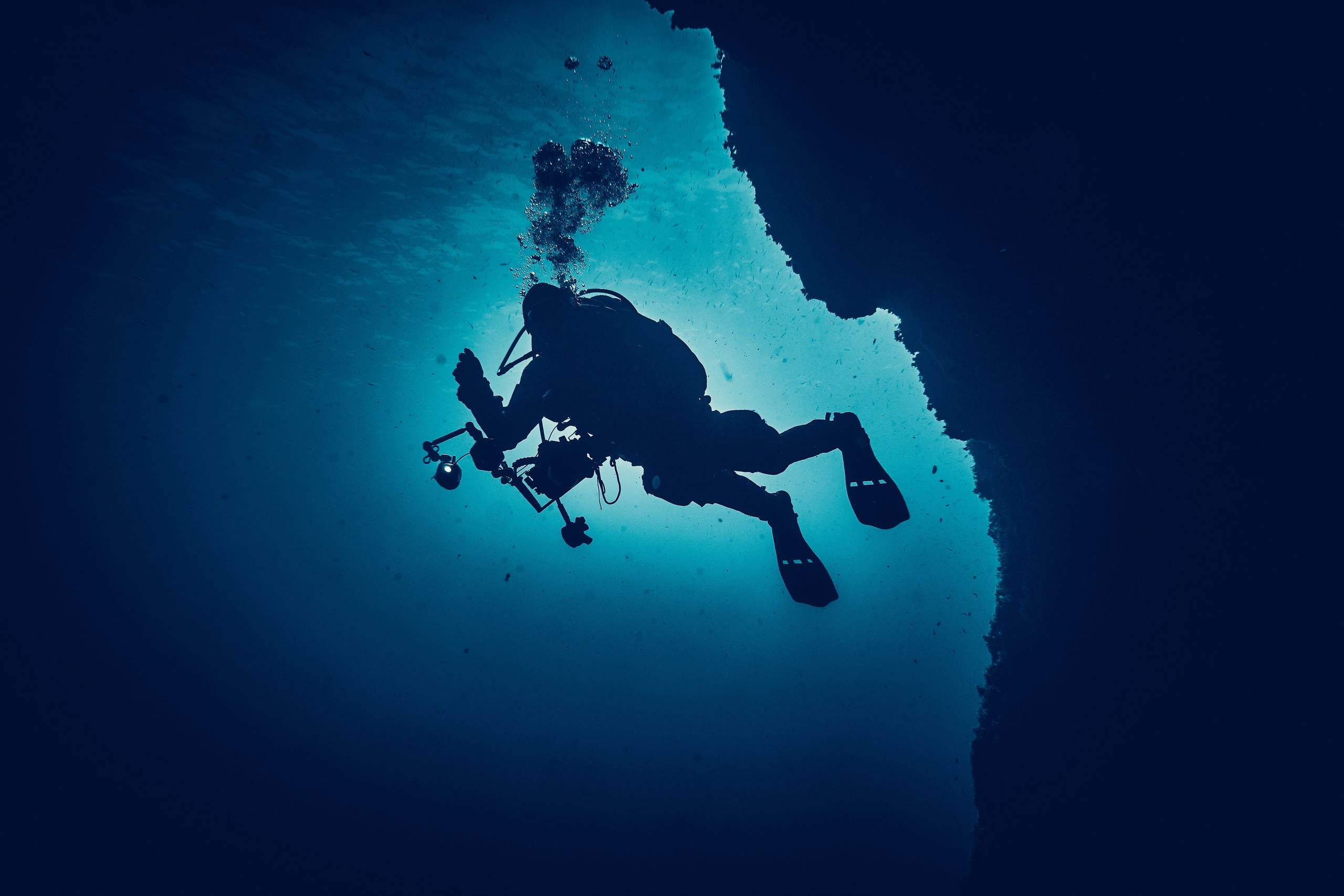 Podwodny fotograf - Andriej Szypilow - underwater photography. Tajemnica - wielka, głęboka i wszechobecna - to jest ta jakość, której przede wszystkim szukam w fotografii podwodnej...