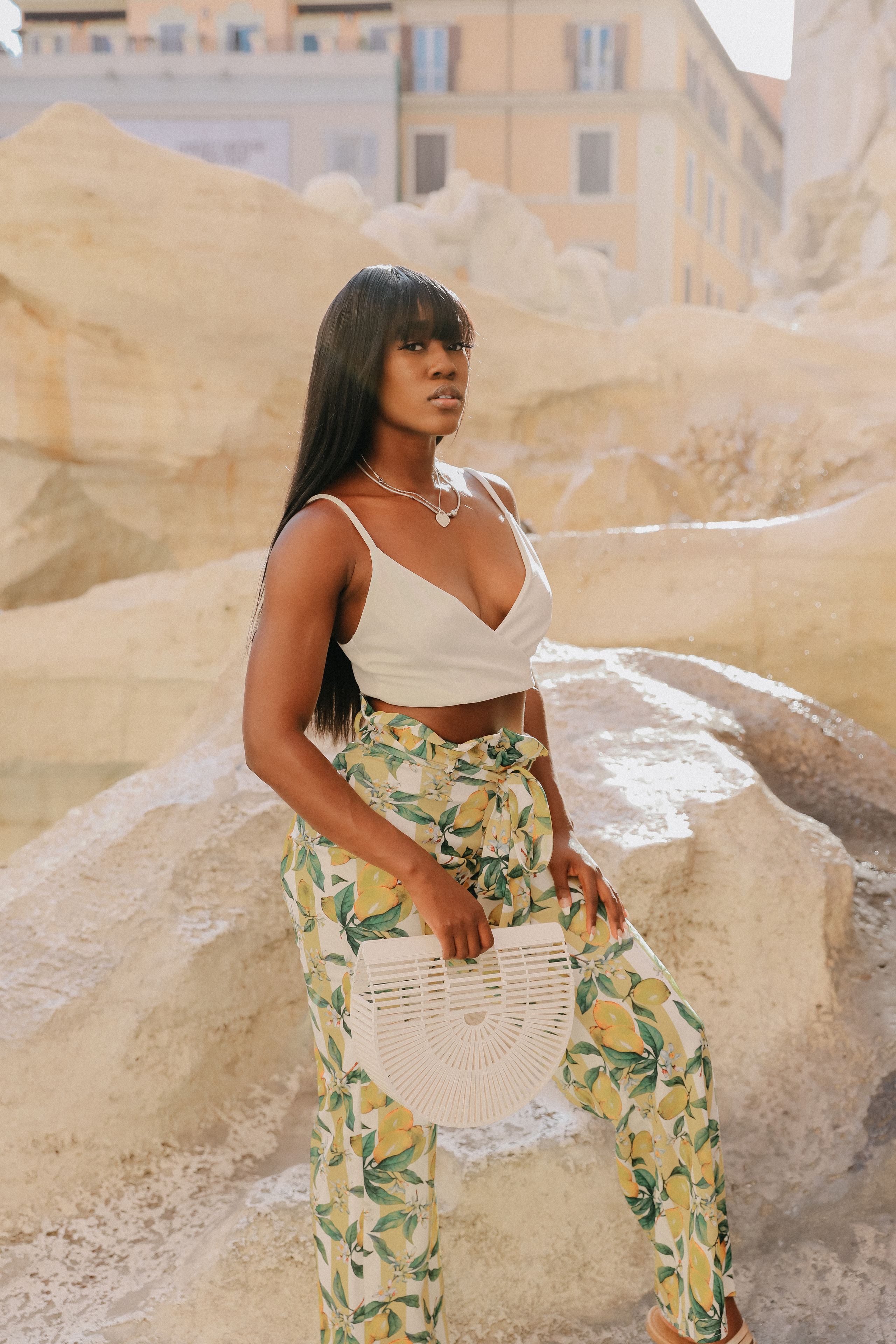 THREE COINS IN THE TREVI FOUNTAIN. Photographer in Rome