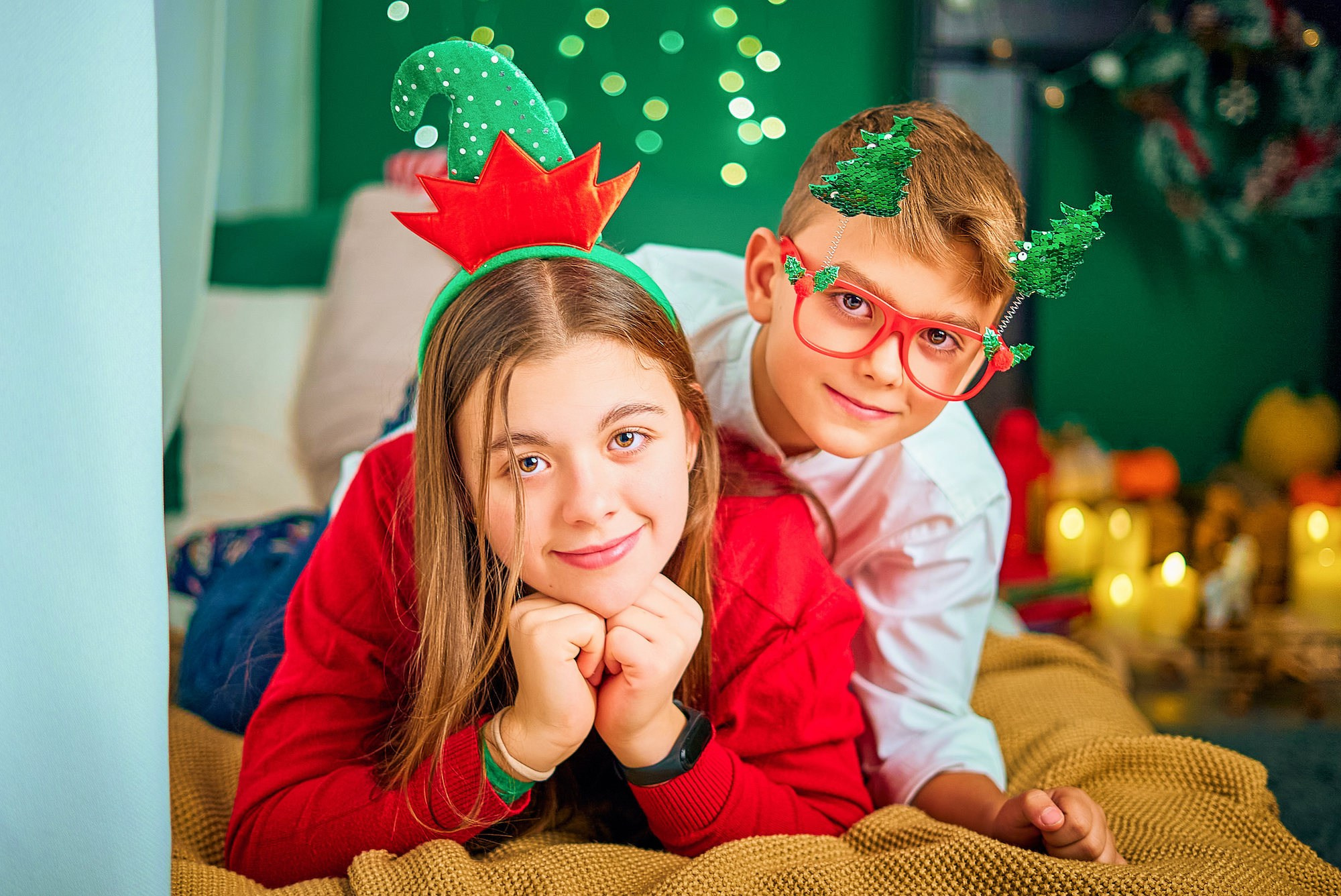Sesión de fotos Navidad Tenerife. Fotógrafos en Tenerife dedicados a la fotografía de bebes, niños y familia