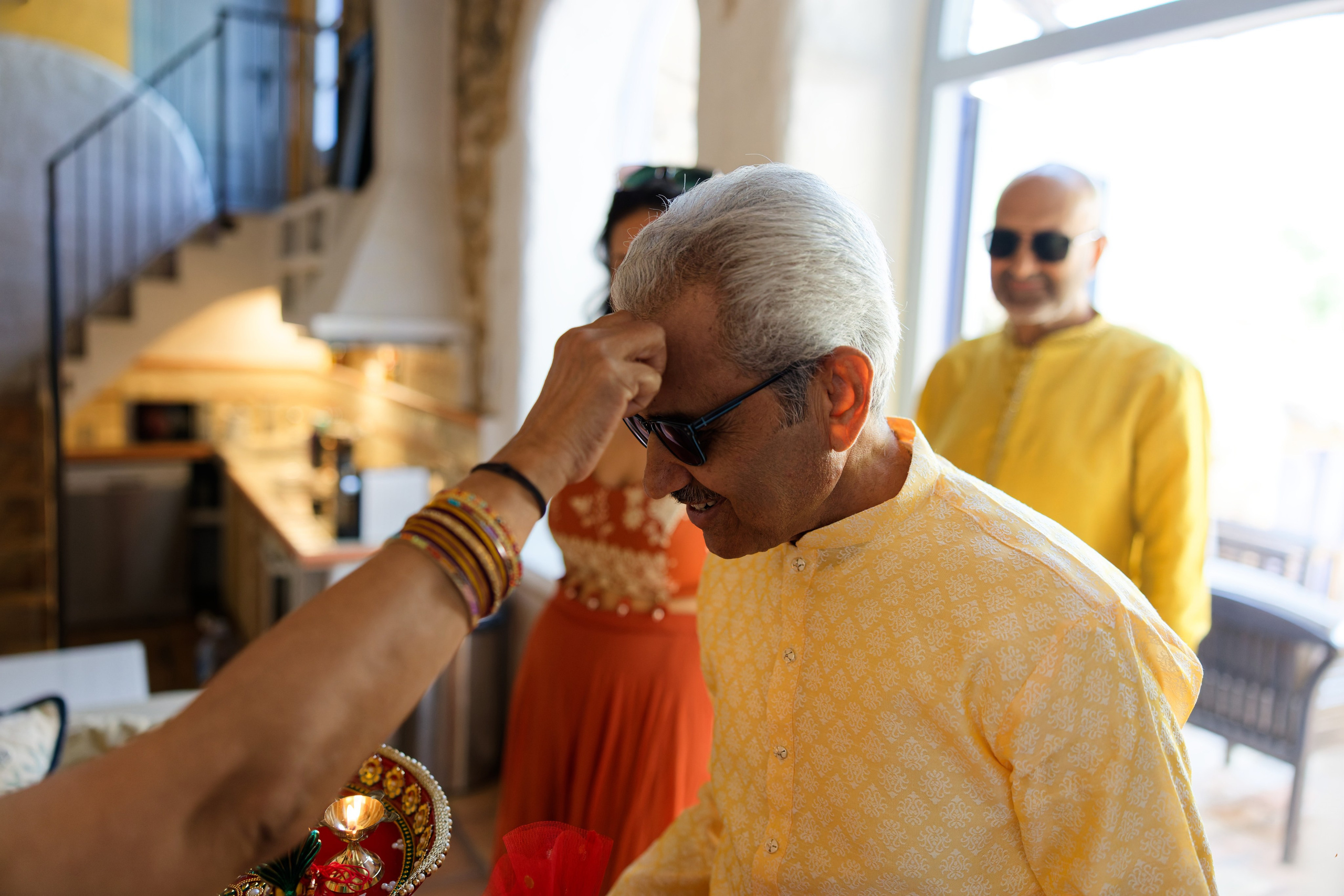Indian wedding Haldi Ceremony & Mehndi Night at Masia Nur, Sitges, Spain Preview