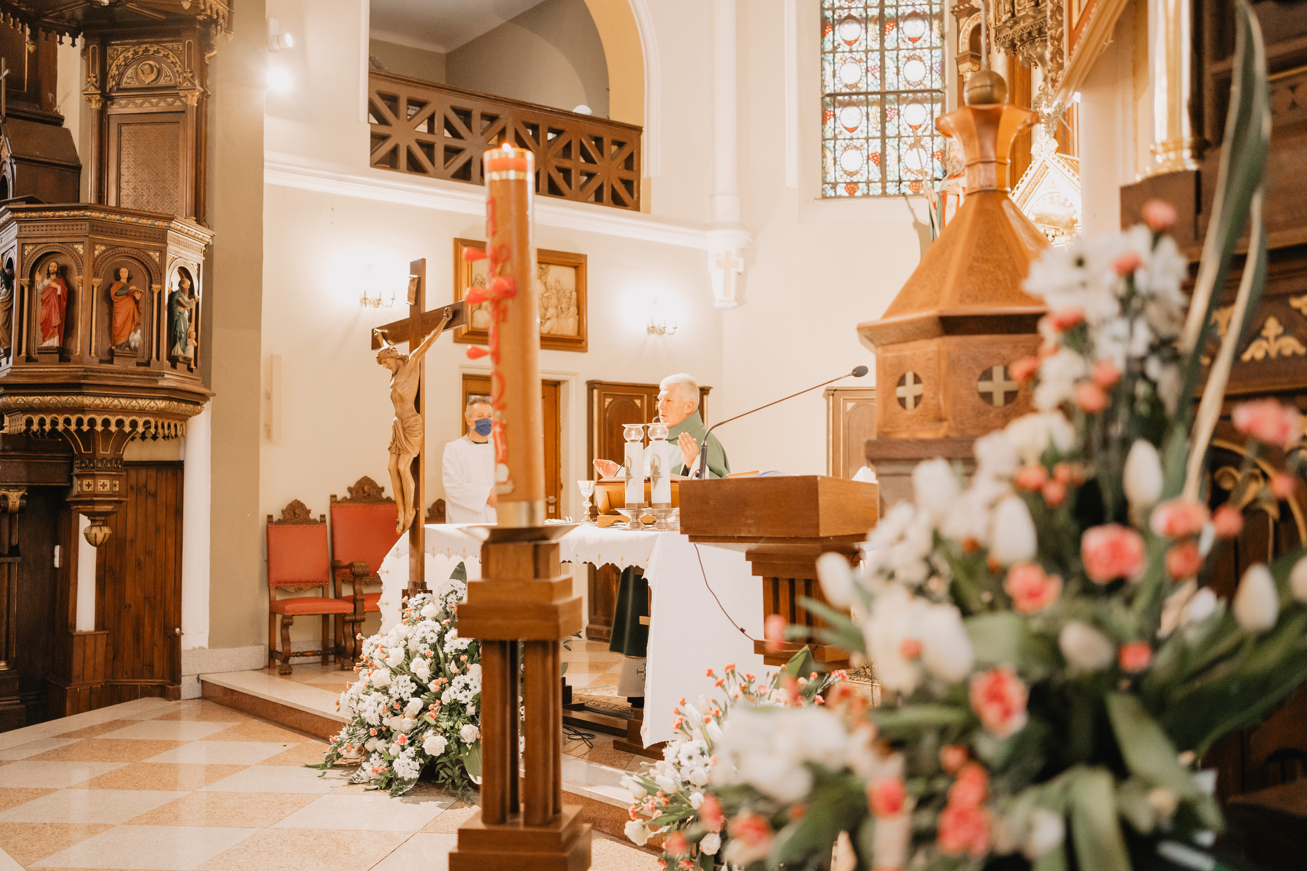 Wyjątkowy dzień dla Szymona - Chrzest święty w Łodzi. Fotograf Łódź - sesja ciążowa, noworodkowa, dziecięca. Studio w Łodzi