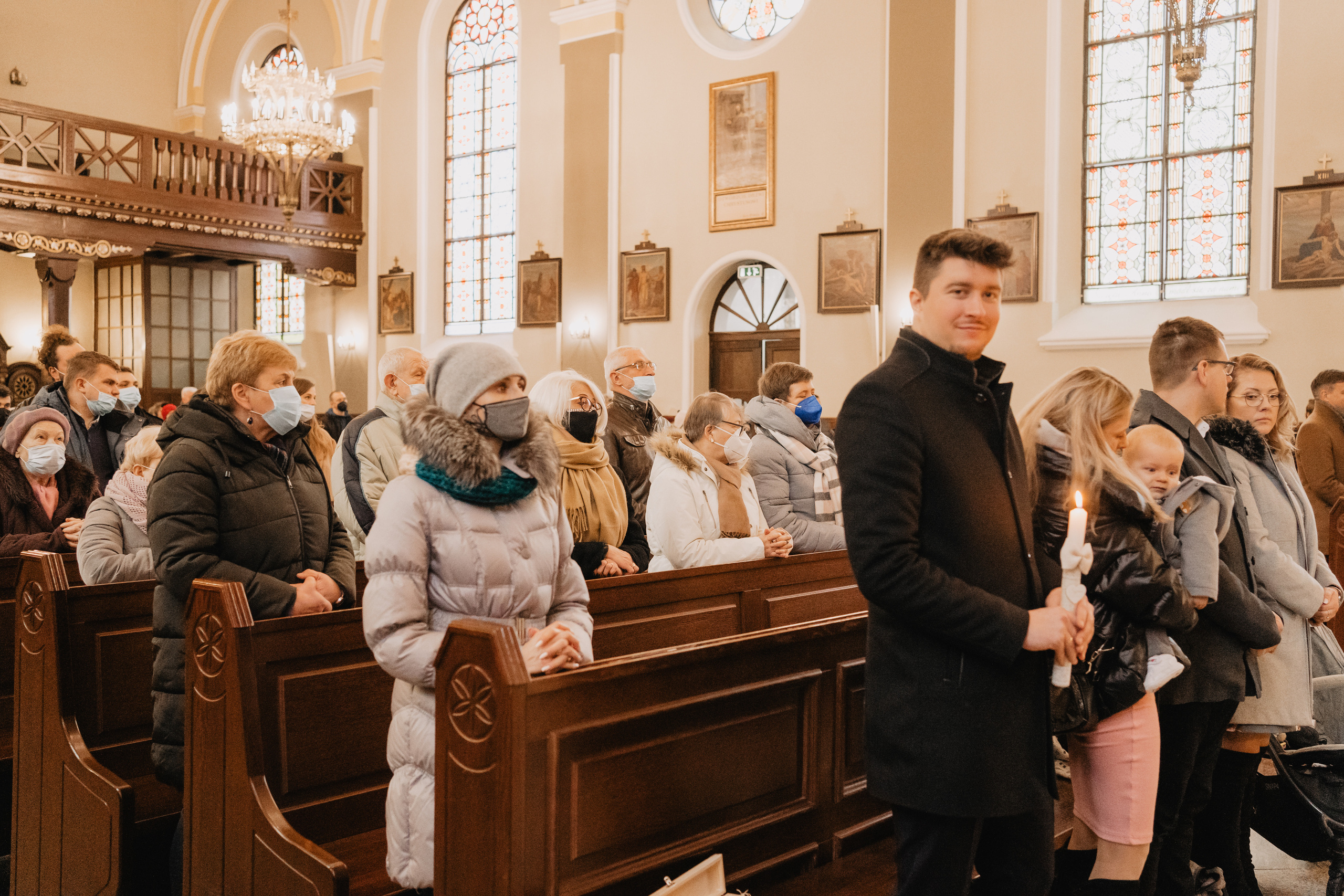 Wyjątkowy dzień dla Szymona - Chrzest święty w Łodzi. Fotograf Łódź - sesja ciążowa, noworodkowa, dziecięca. Studio w Łodzi