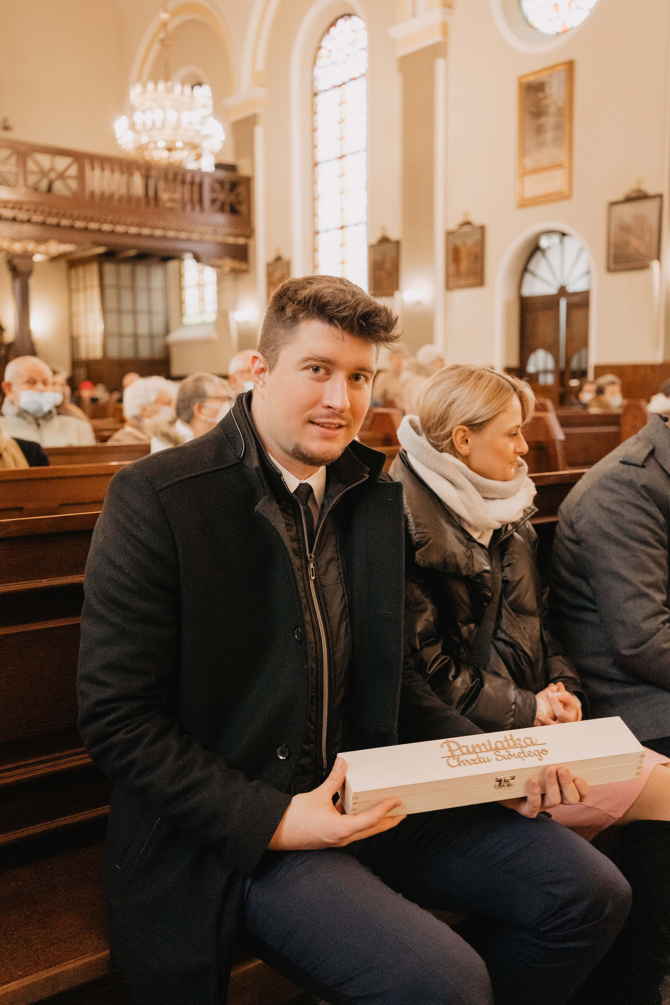 Wyjątkowy dzień dla Szymona - Chrzest święty w Łodzi. Fotograf Łódź - sesja ciążowa, noworodkowa, dziecięca. Studio w Łodzi
