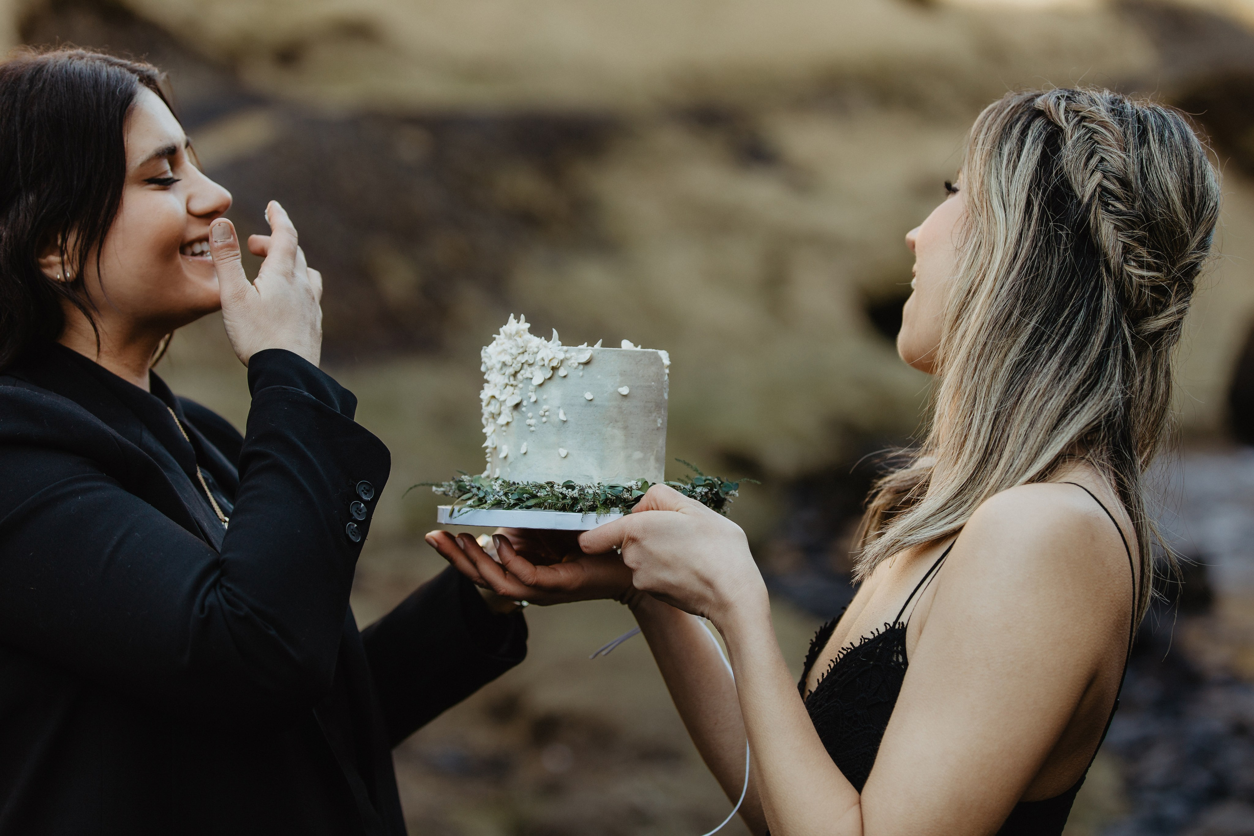 Same Sex Wedding at Iceland Black Sand Beach. Iceland elopement photographer & videographer