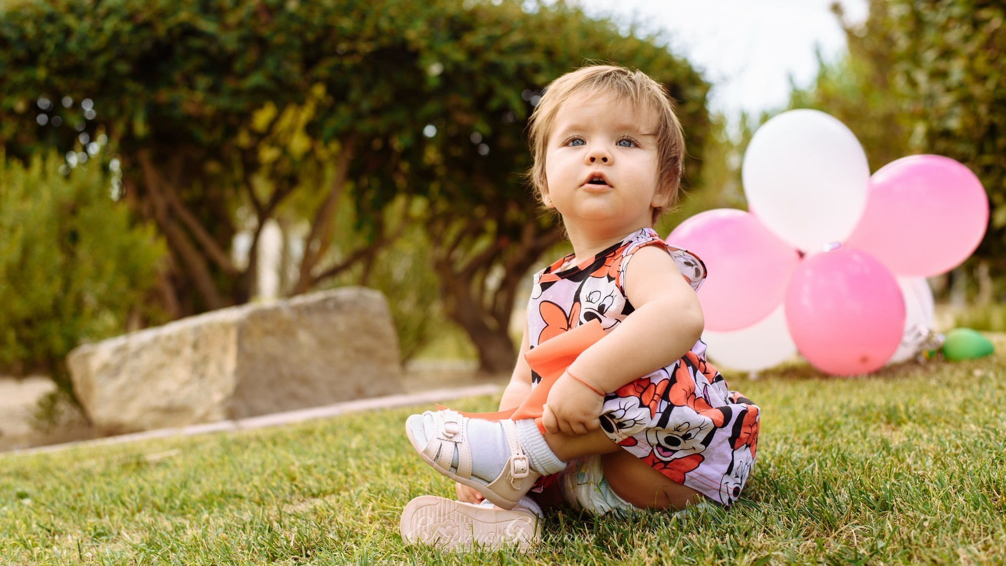 Reportaje fotográfico del primer cumpleaños de Lyasya. Фотограф Екатерина Гасанова — фотосессии в Барселоне