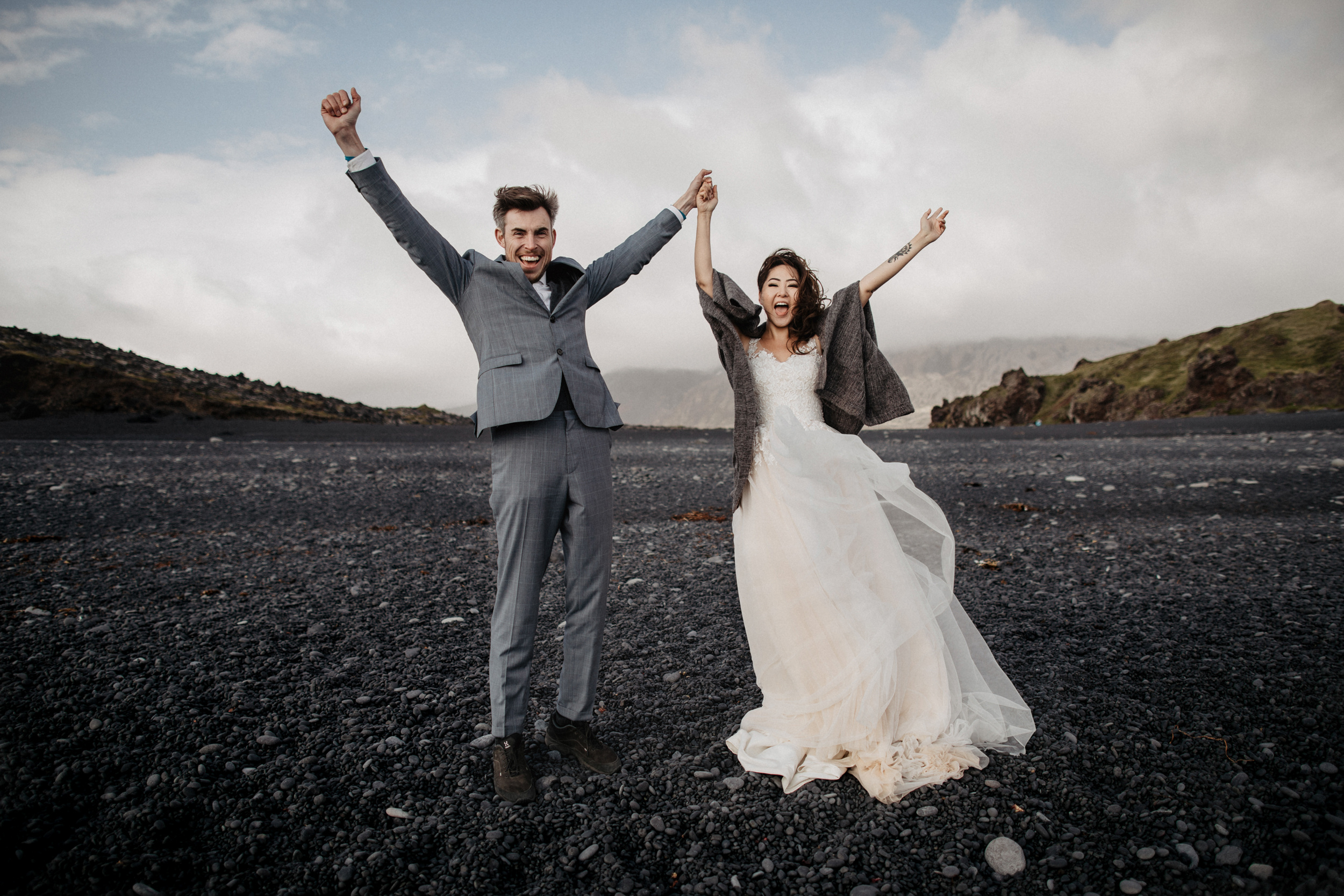 Wedding for two in Iceland. Iceland elopement photo and video | Nikolaichik Photo