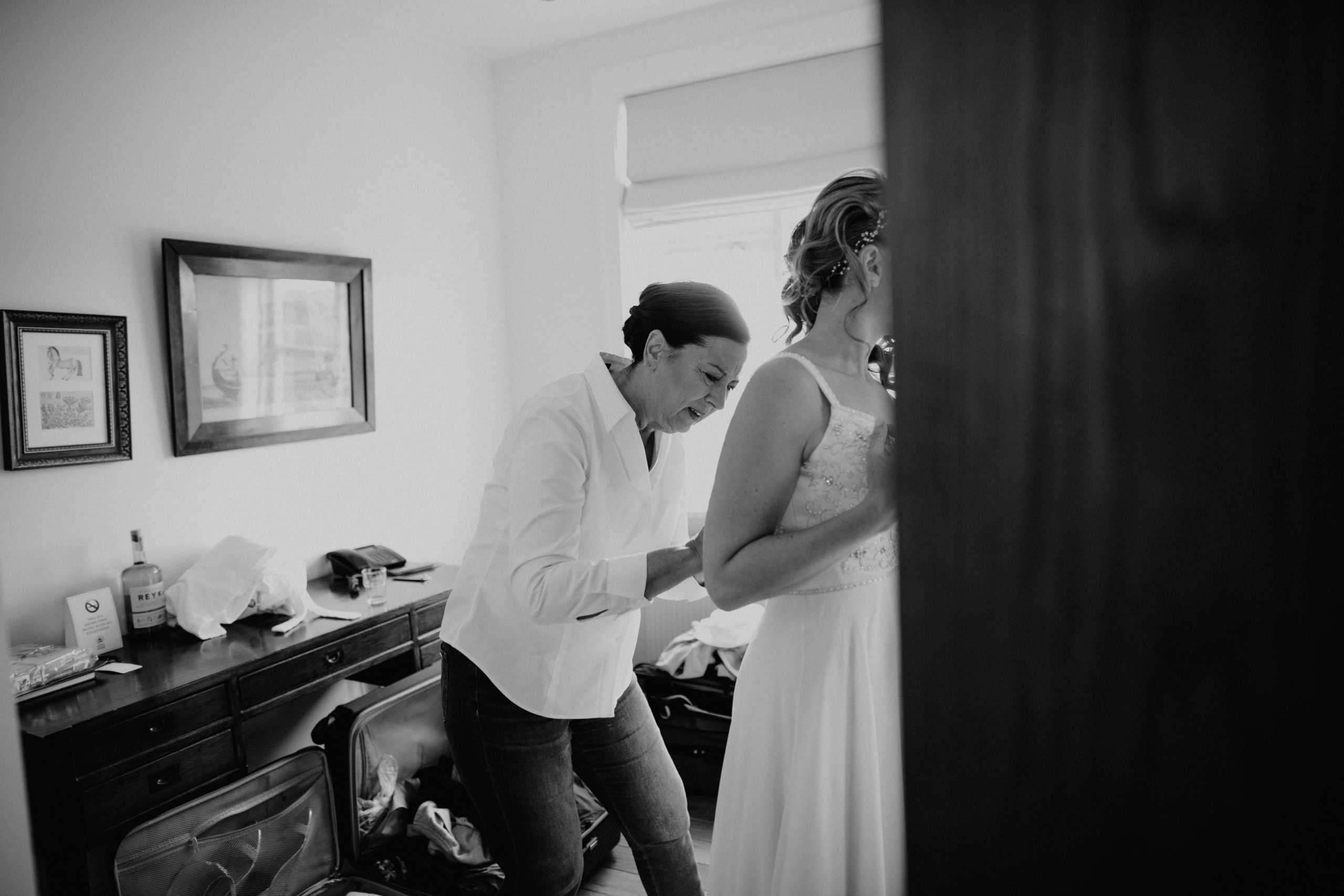 Wedding in Budir Iceland. Iceland elopement photographer & videographer