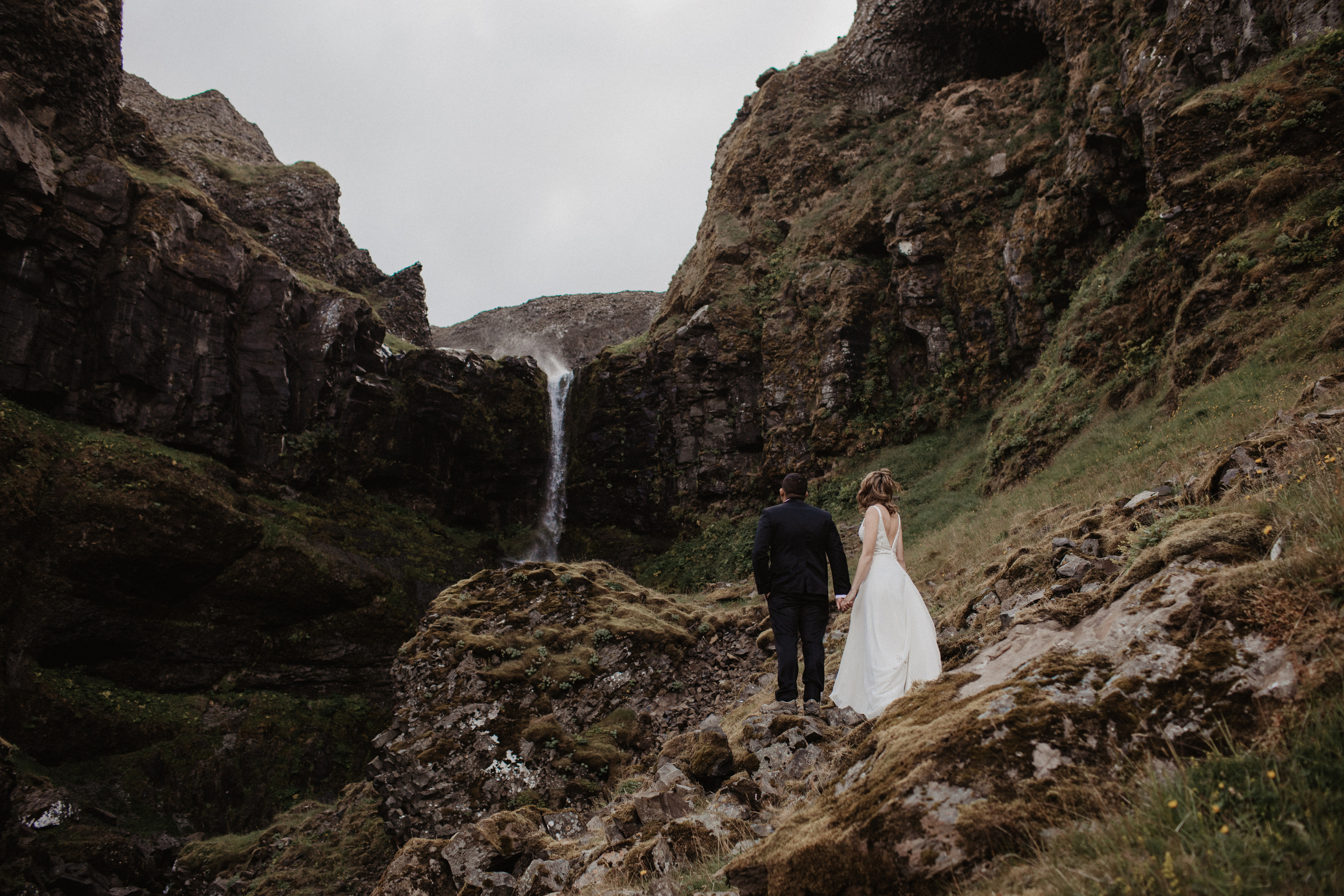 Wedding in Budir Iceland. Iceland elopement photographer & videographer