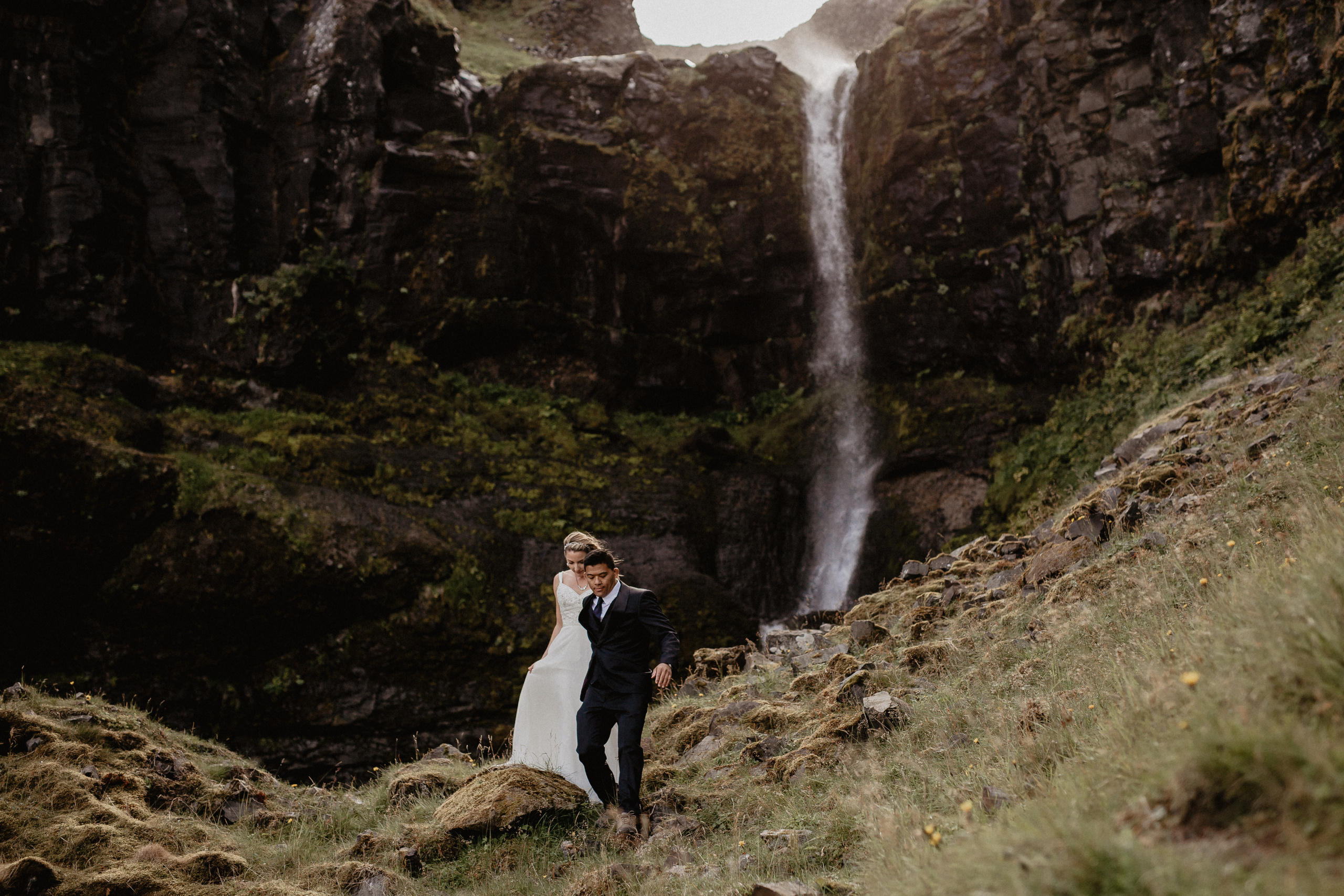 Wedding in Budir Iceland. Iceland elopement photographer & videographer