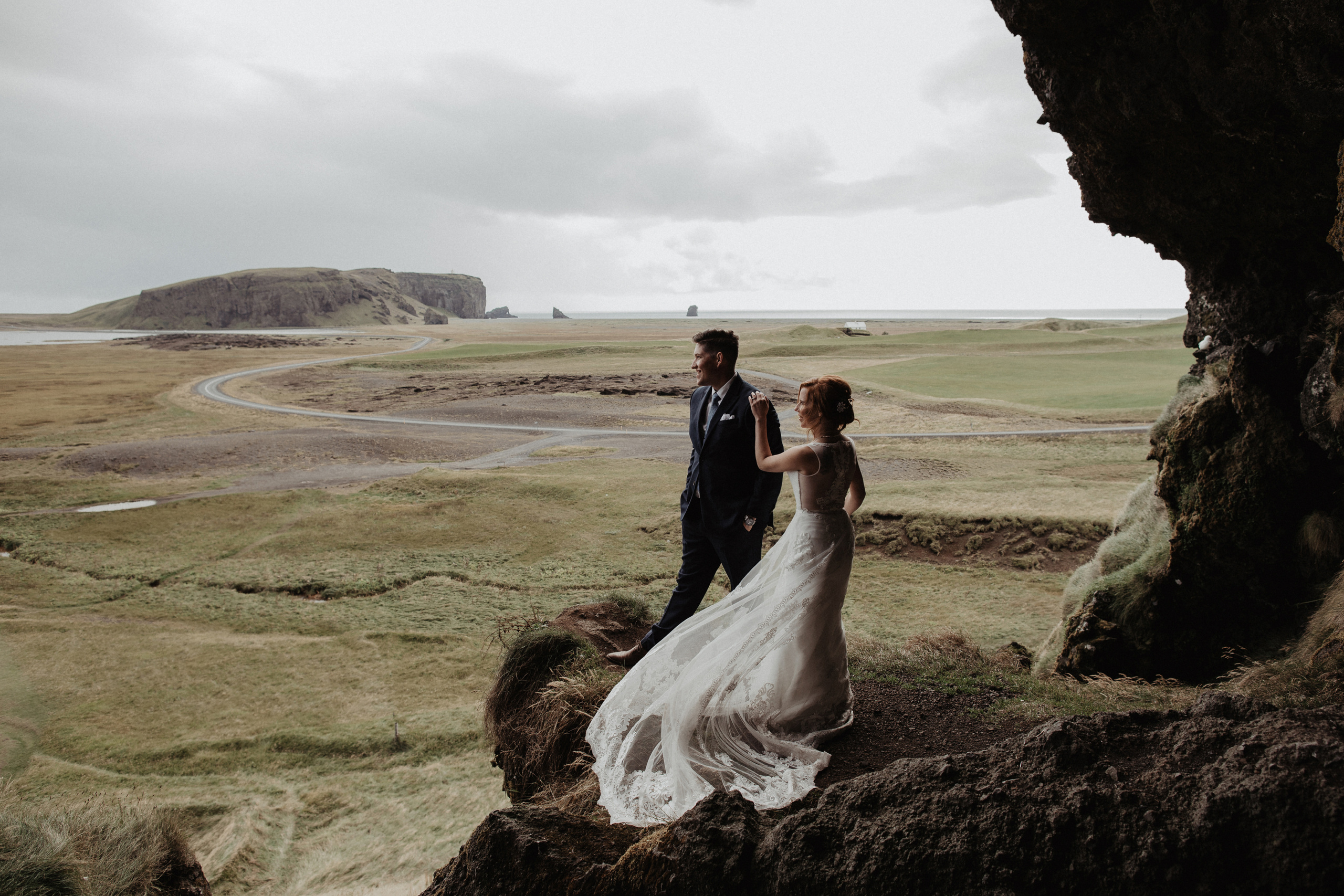 Black beach Iceland elopement | Iceland elopement photographer. Iceland elopement photographer & videographer