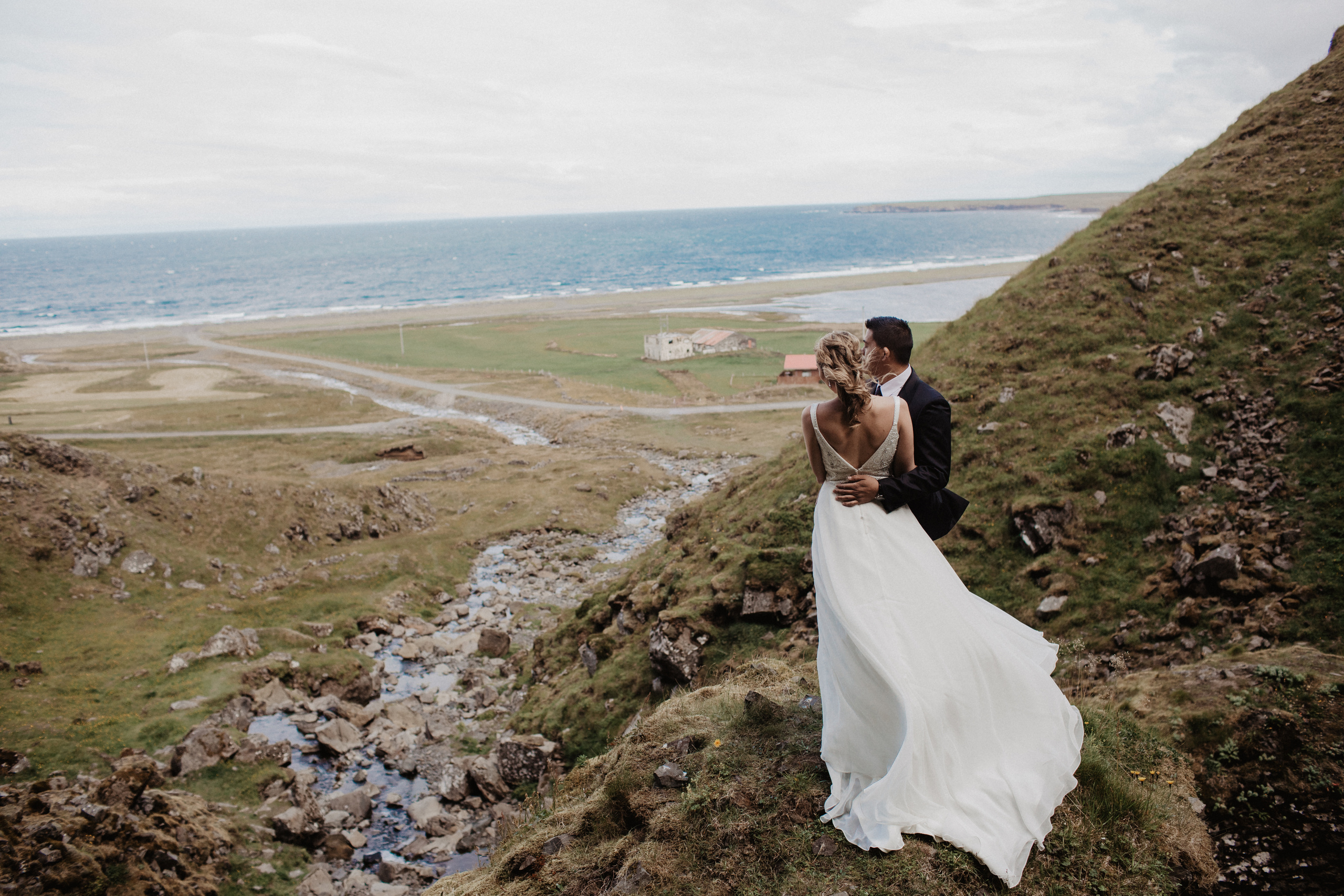 Wedding in Budir Iceland. Iceland elopement photographer & videographer