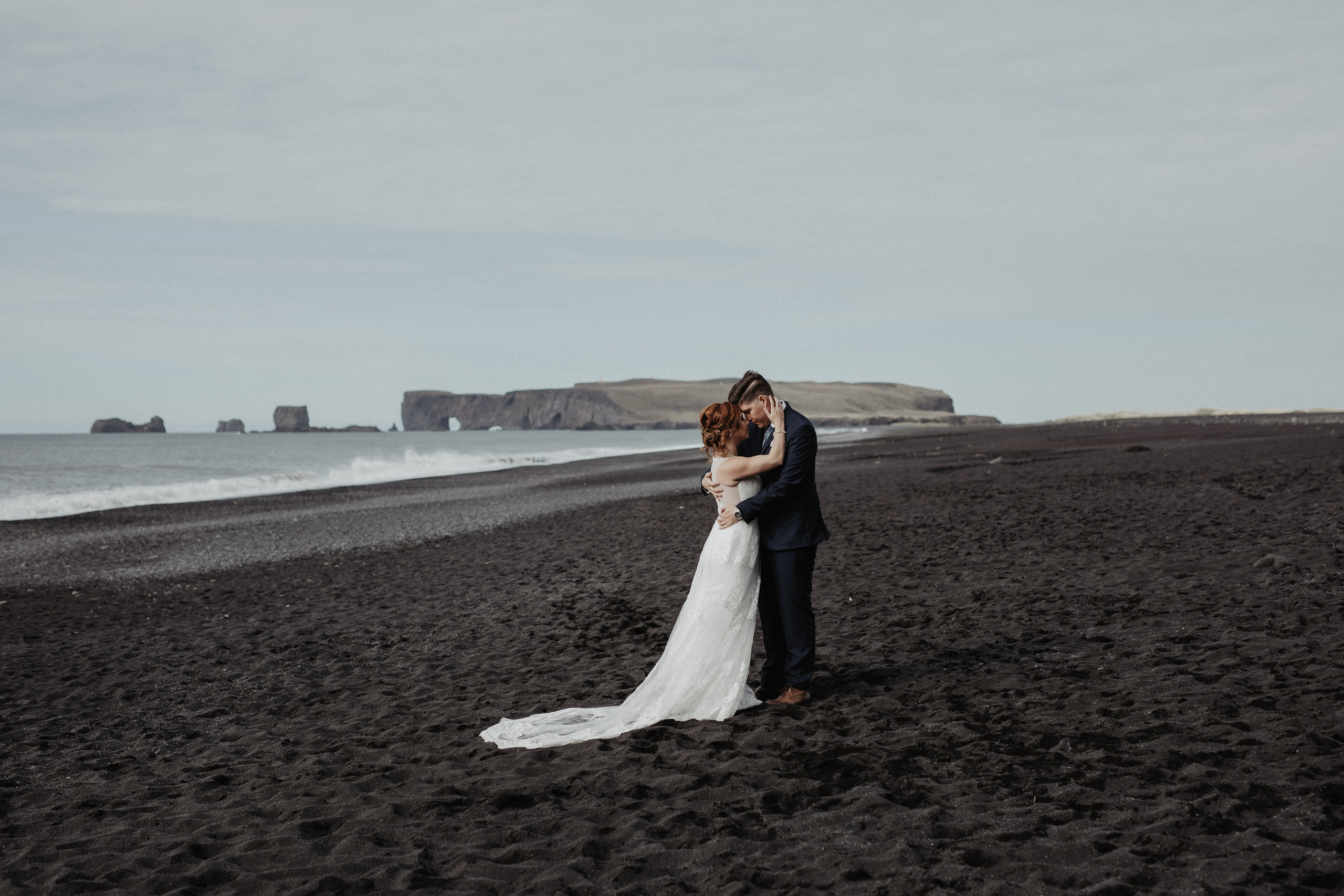 Black beach Iceland elopement | Iceland elopement photographer. Iceland elopement photographer & videographer