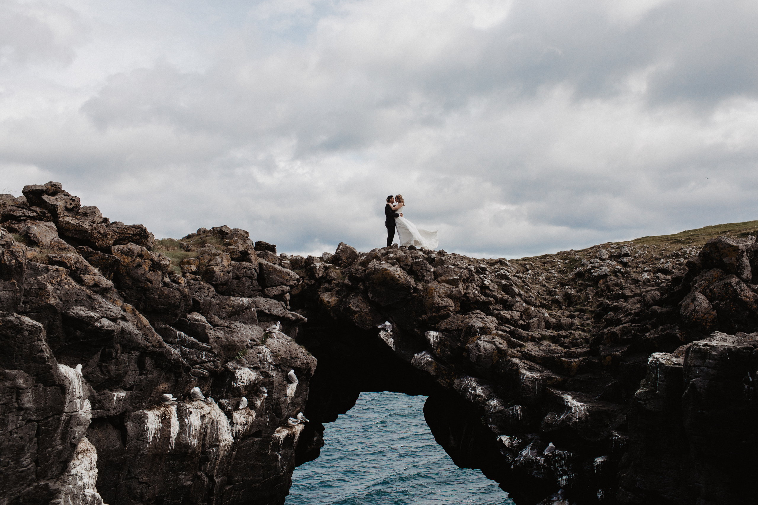 Wedding in Budir Iceland. Iceland elopement photographer & videographer