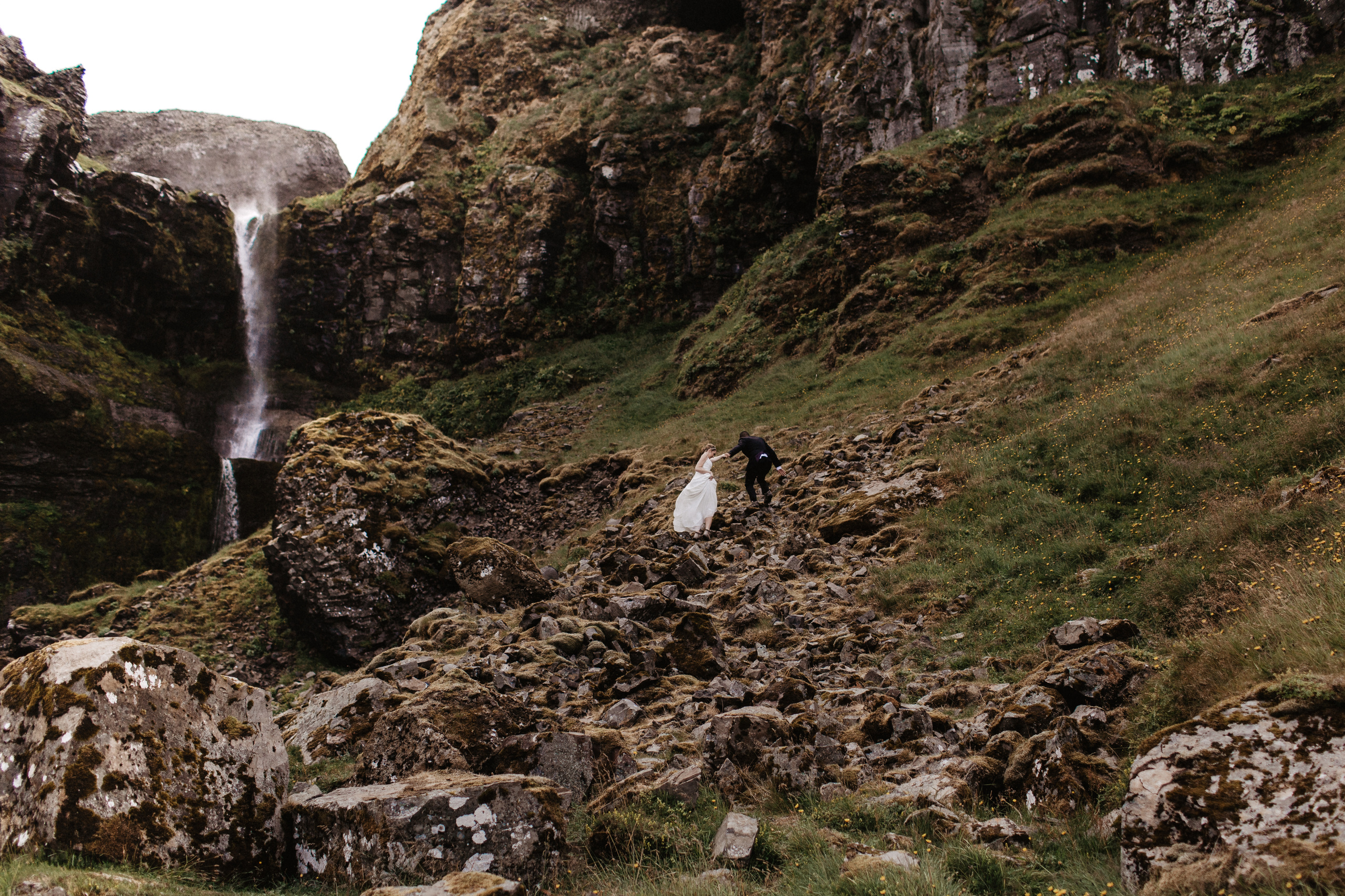 Wedding in Budir Iceland. Iceland elopement photographer & videographer