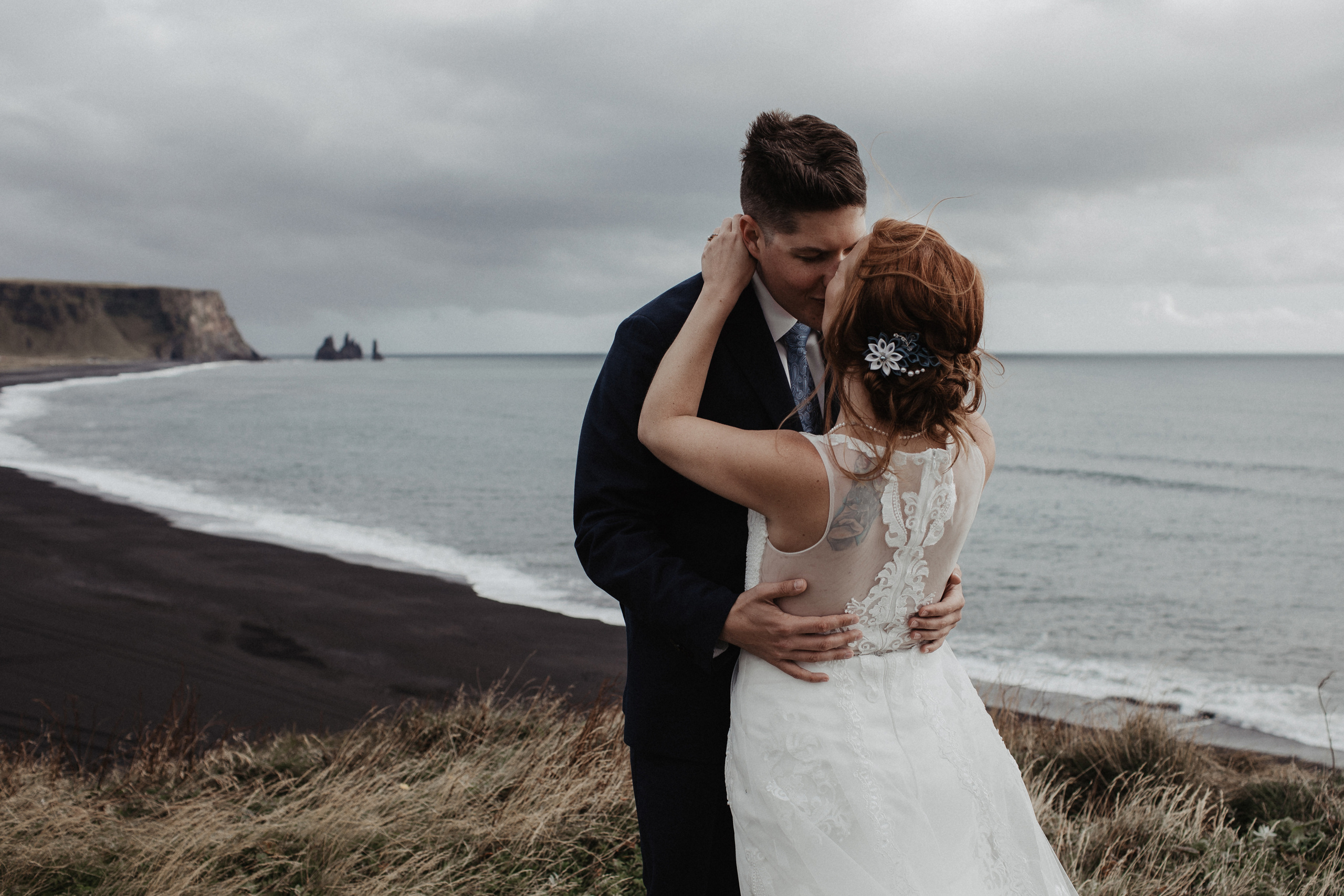 Black beach Iceland elopement | Iceland elopement photographer. Iceland elopement photographer & videographer