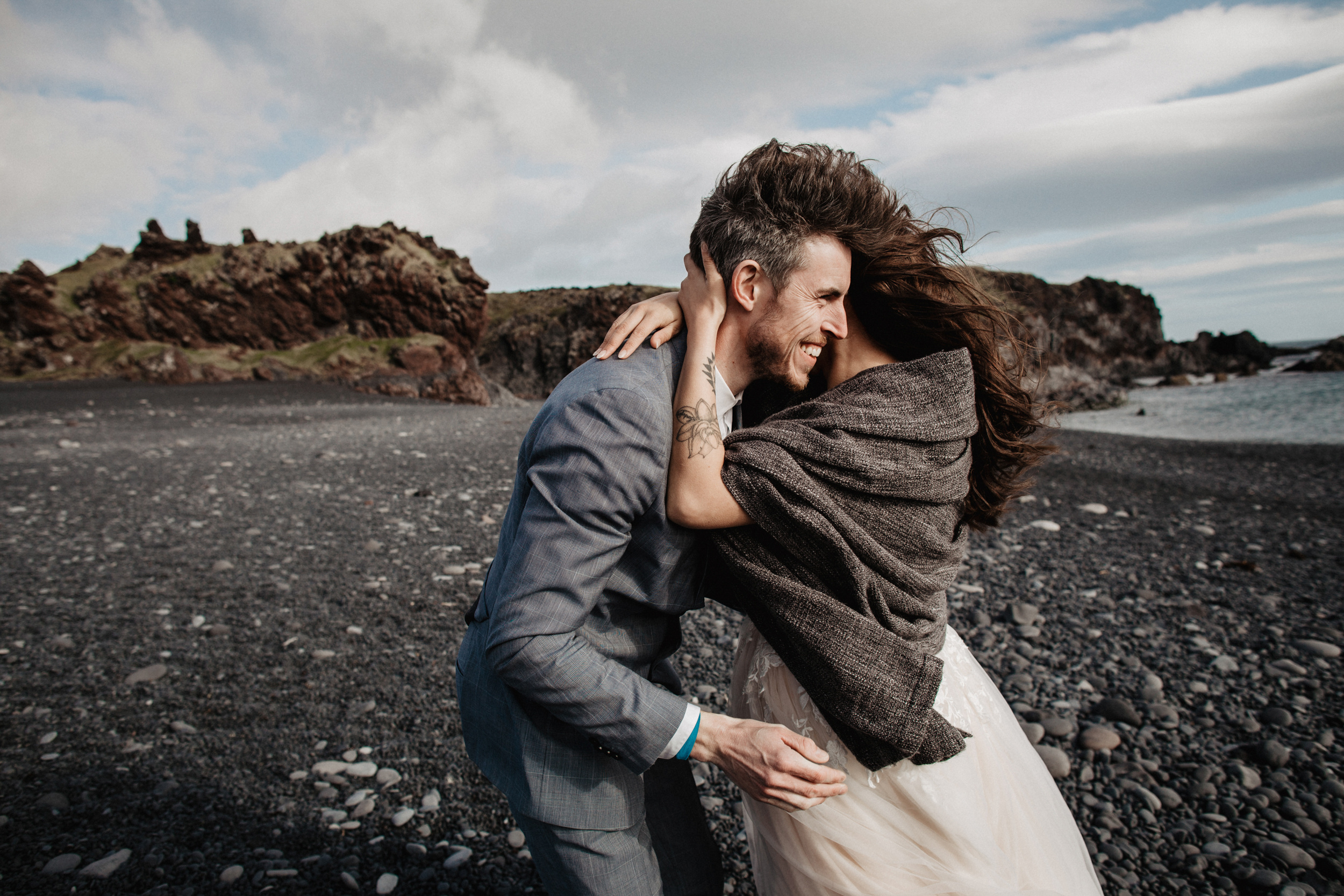 Wedding for two in Iceland. Iceland elopement photo and video | Nikolaichik Photo