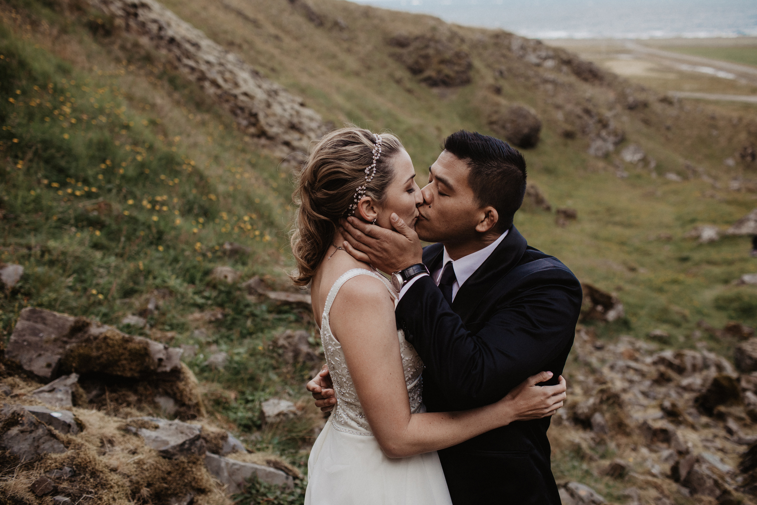 Wedding in Budir Iceland. Iceland elopement photographer & videographer