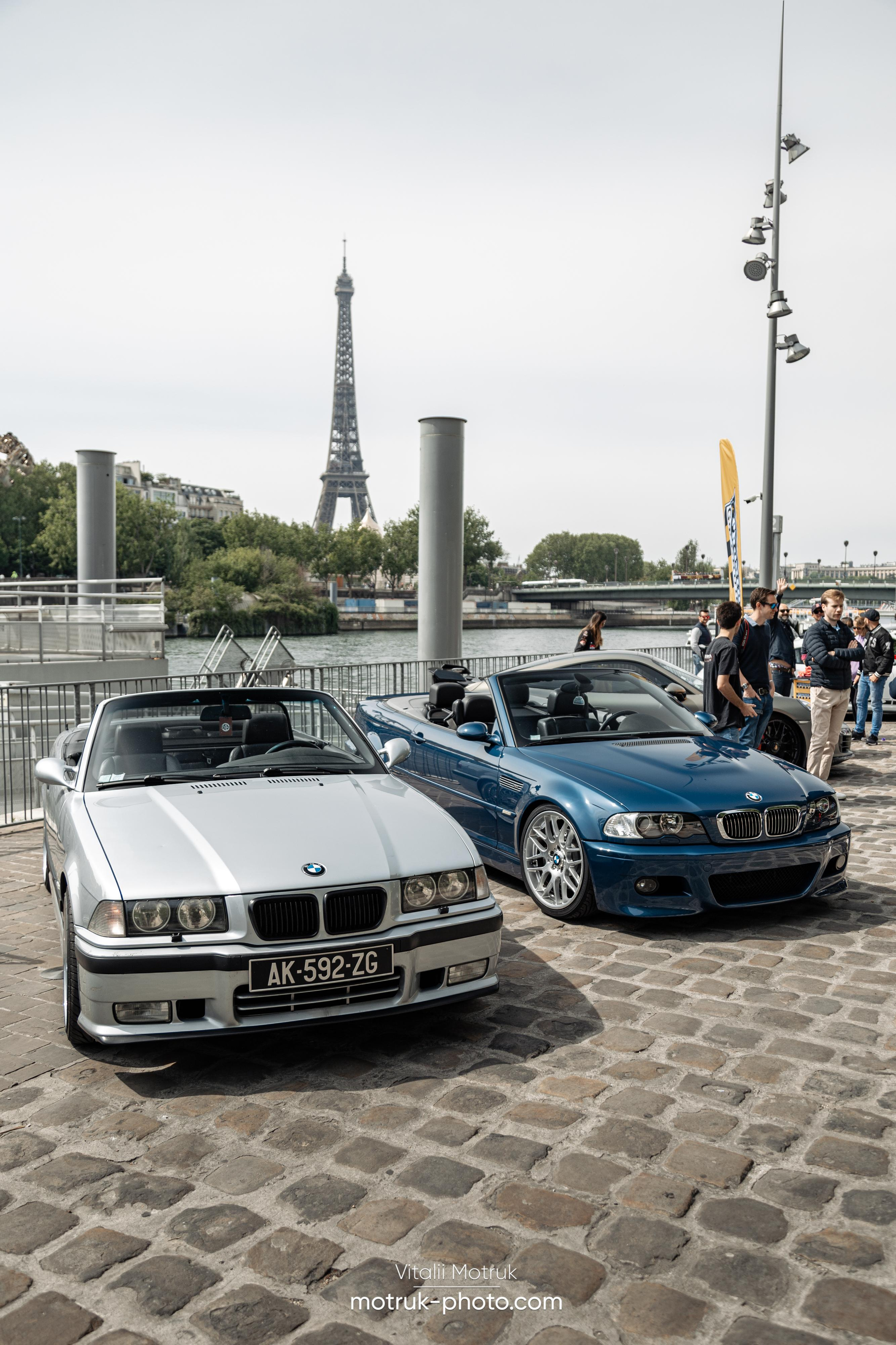 Bateaux Mouches 1 mai. Photographe de voitures à Paris — Vitalii Motruk