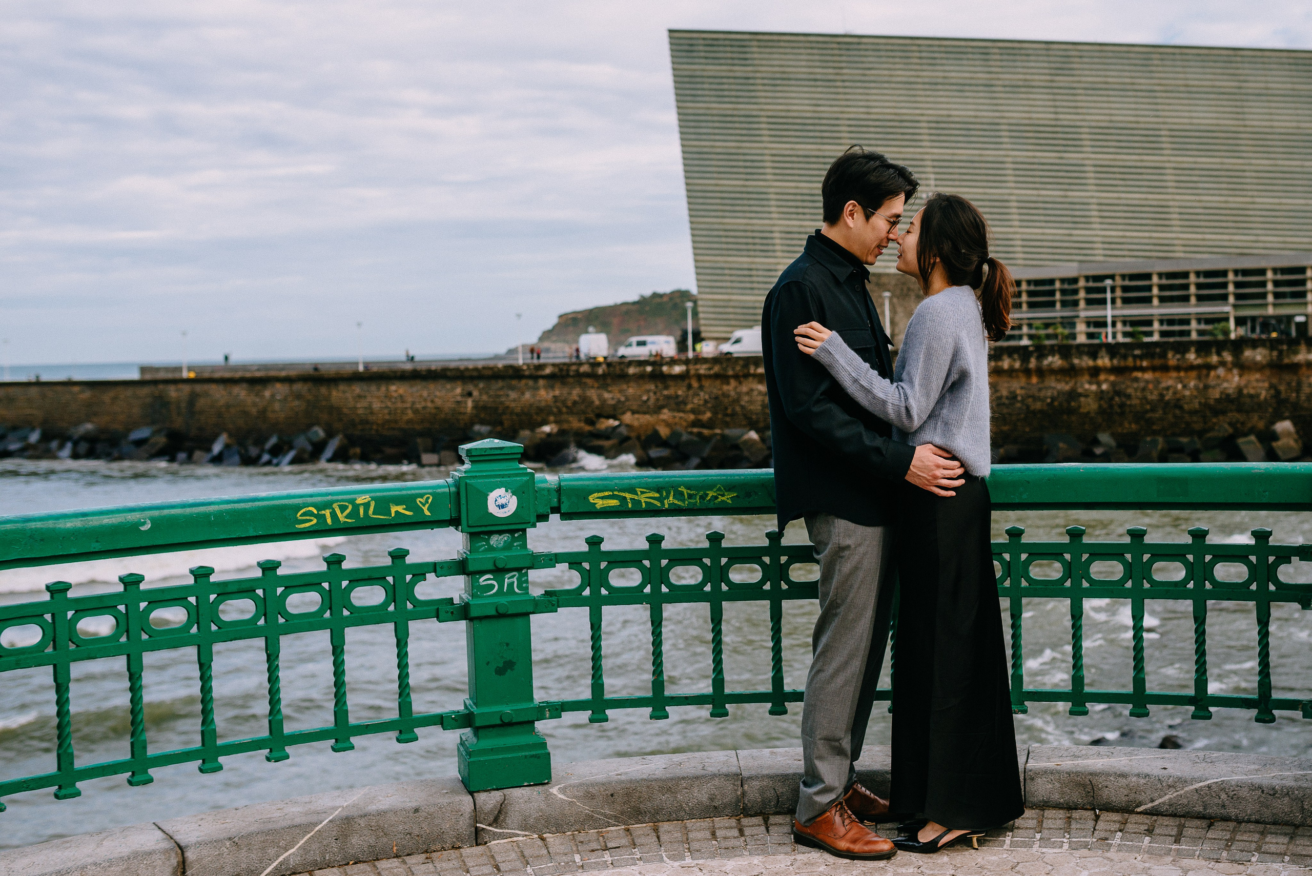 Couple photoshoot in San-Sebastian. Photographer in Bilbao Irina Makou