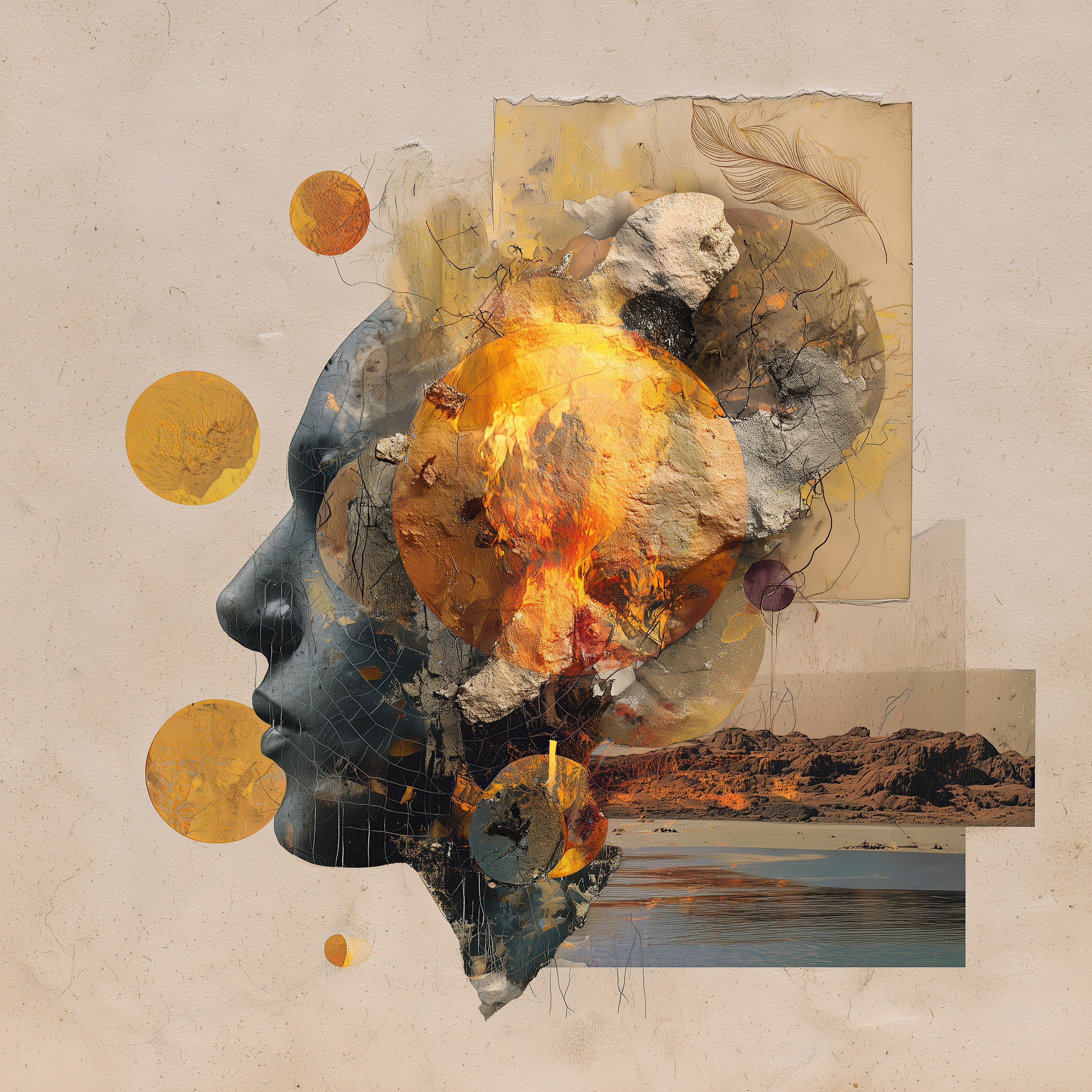 Digital Art Series “Voice of Silence”. Lolly Shine. Contemporary digital artist