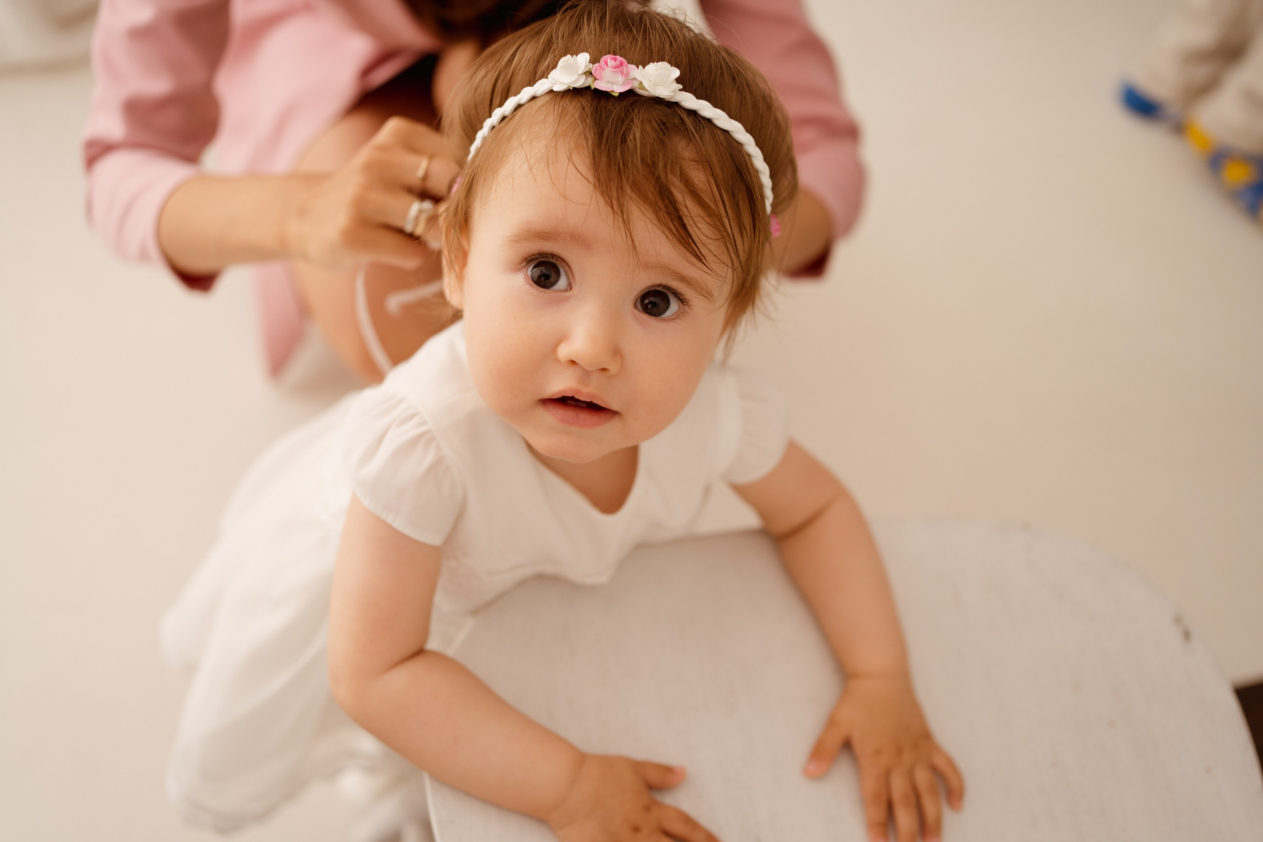 Chrzest Święty Natalii. Fotograf Łódź - sesja ciążowa, noworodkowa, dziecięca. Studio w Łodzi