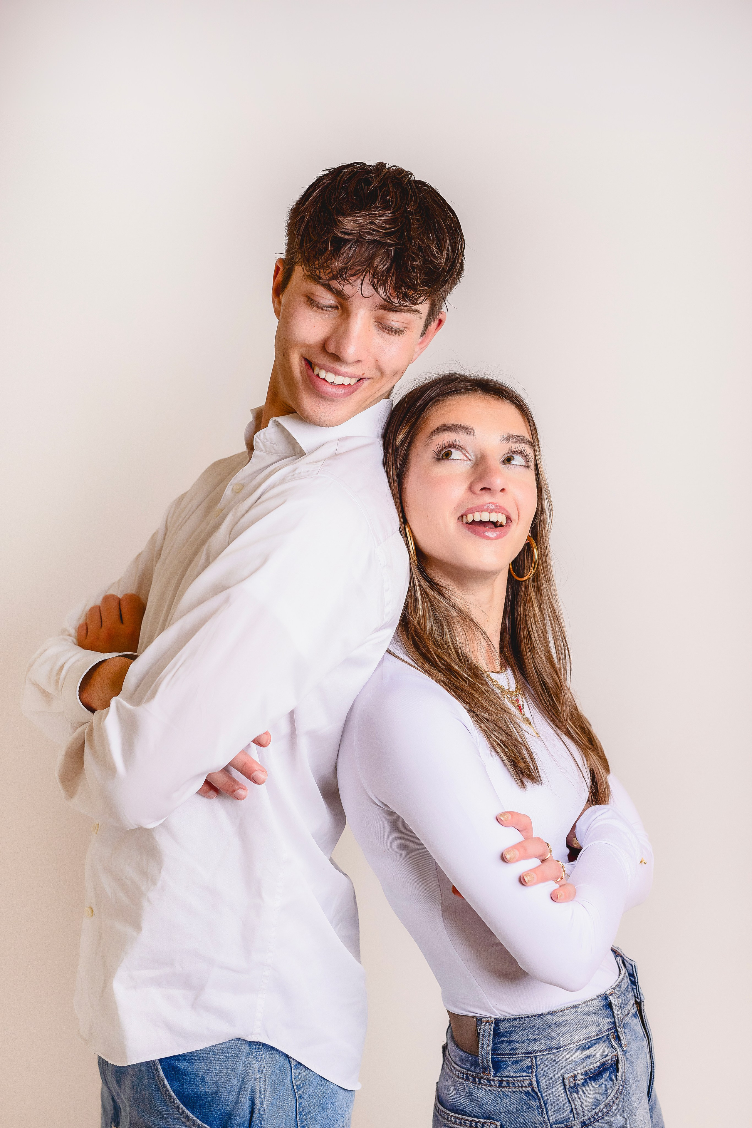 Fotoshoot in de studio met Irina Hoek voor portretten