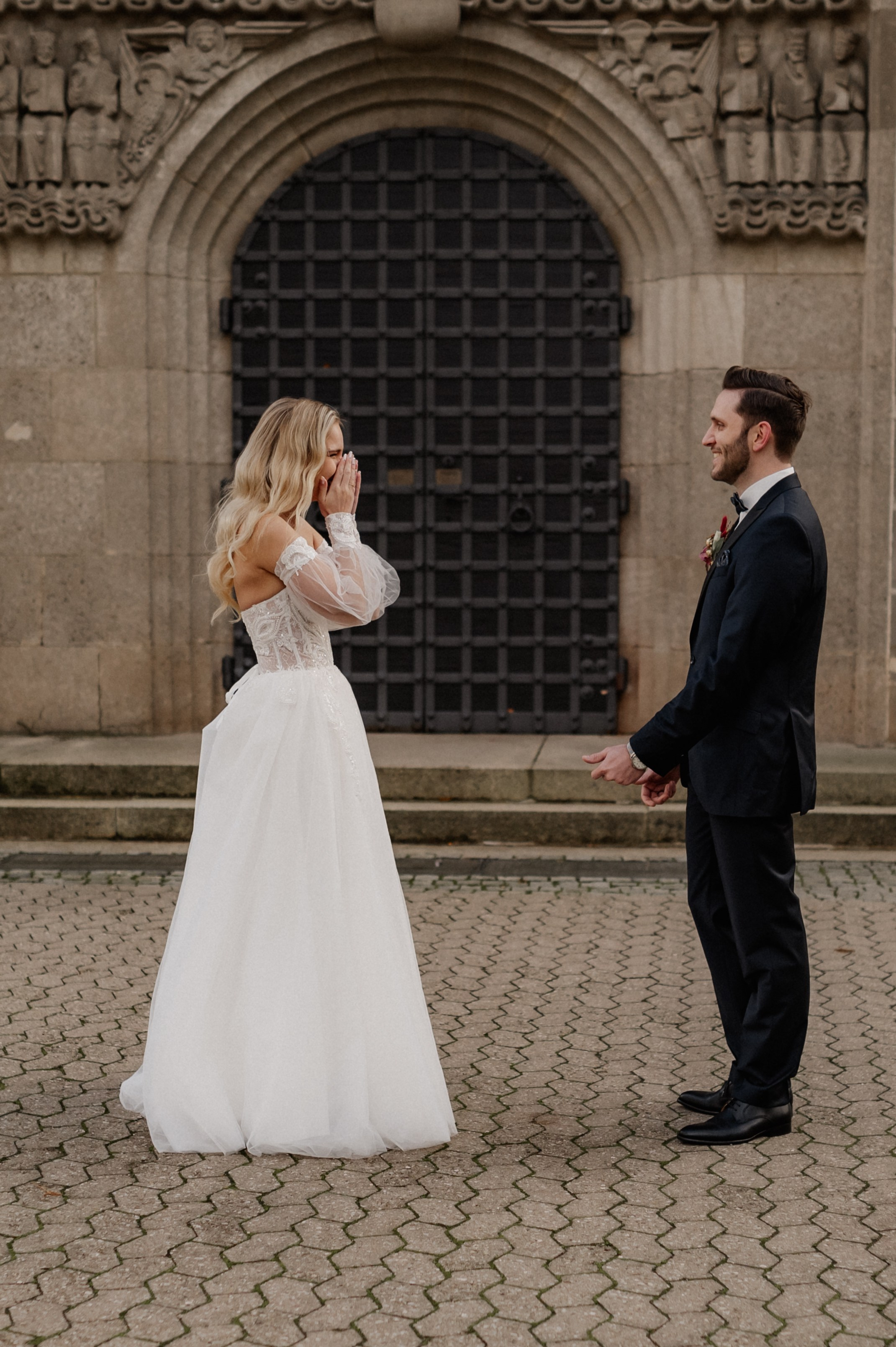 WINTER WEDDING IN NEUENDETTELSAU. Фотограф в Нюрнберге Ирина Менерт из Ансбаха