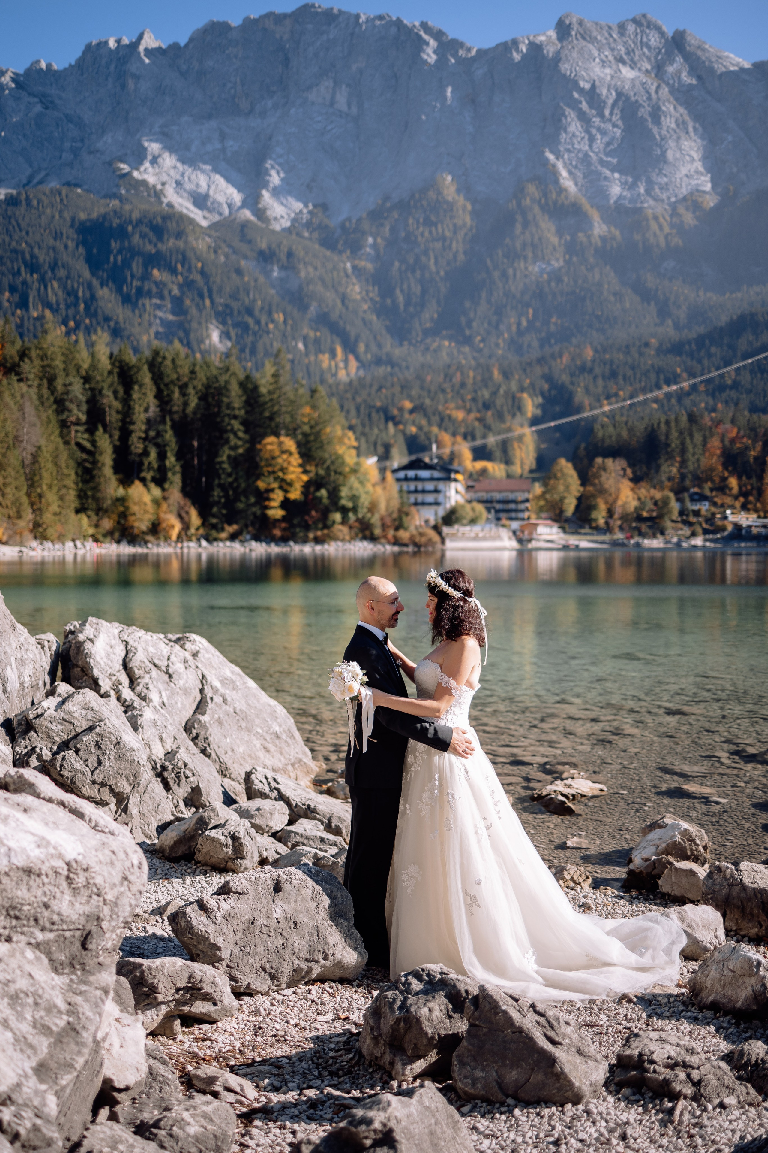 Eibsee. Hochzeitsfotograf München Taufe Familienfotograf Tanja Mauke