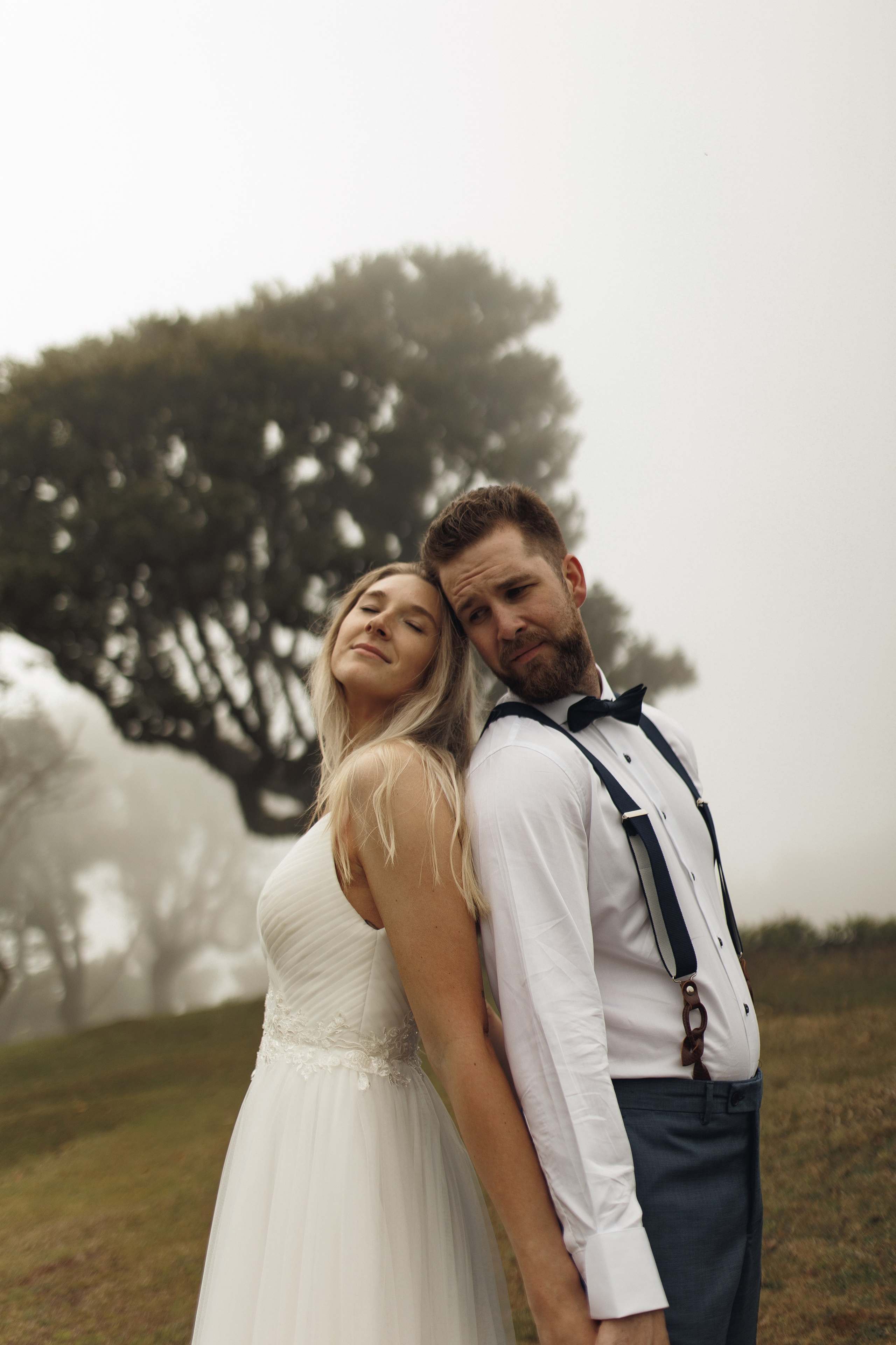 Couple's special day in the Fanal Forest Madeira Portugal