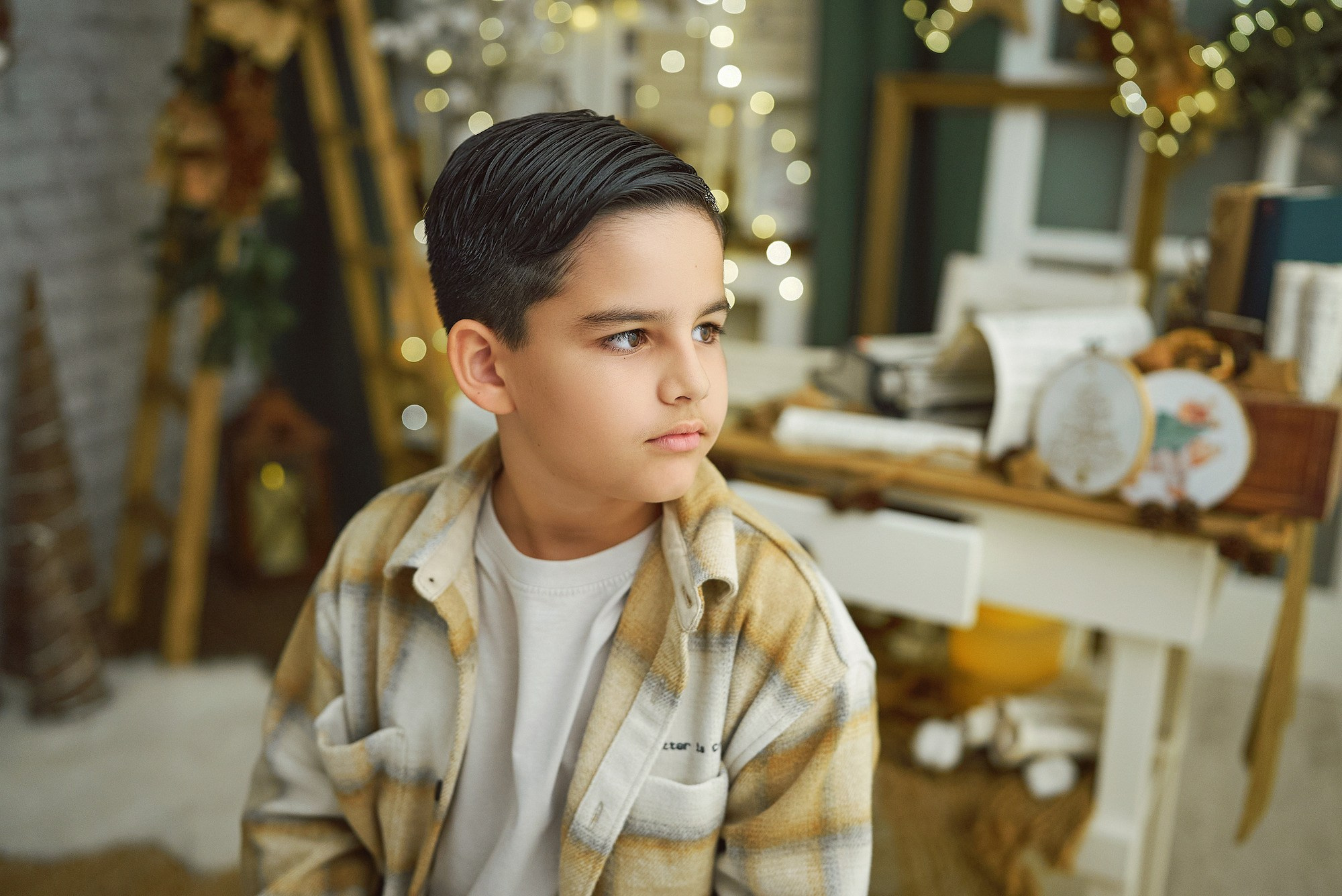 Sesión de fotos Navidad Tenerife. Fotógrafos en Tenerife dedicados a la fotografía de bebes, niños y familia