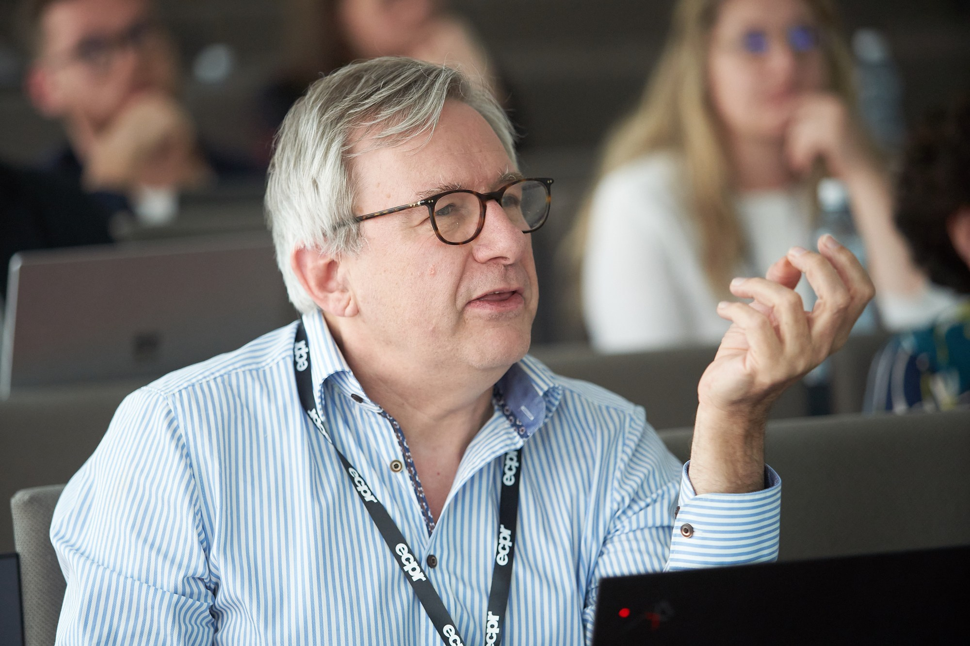 Attendees discuss findings in a focused ECPR workshop at Charles University.