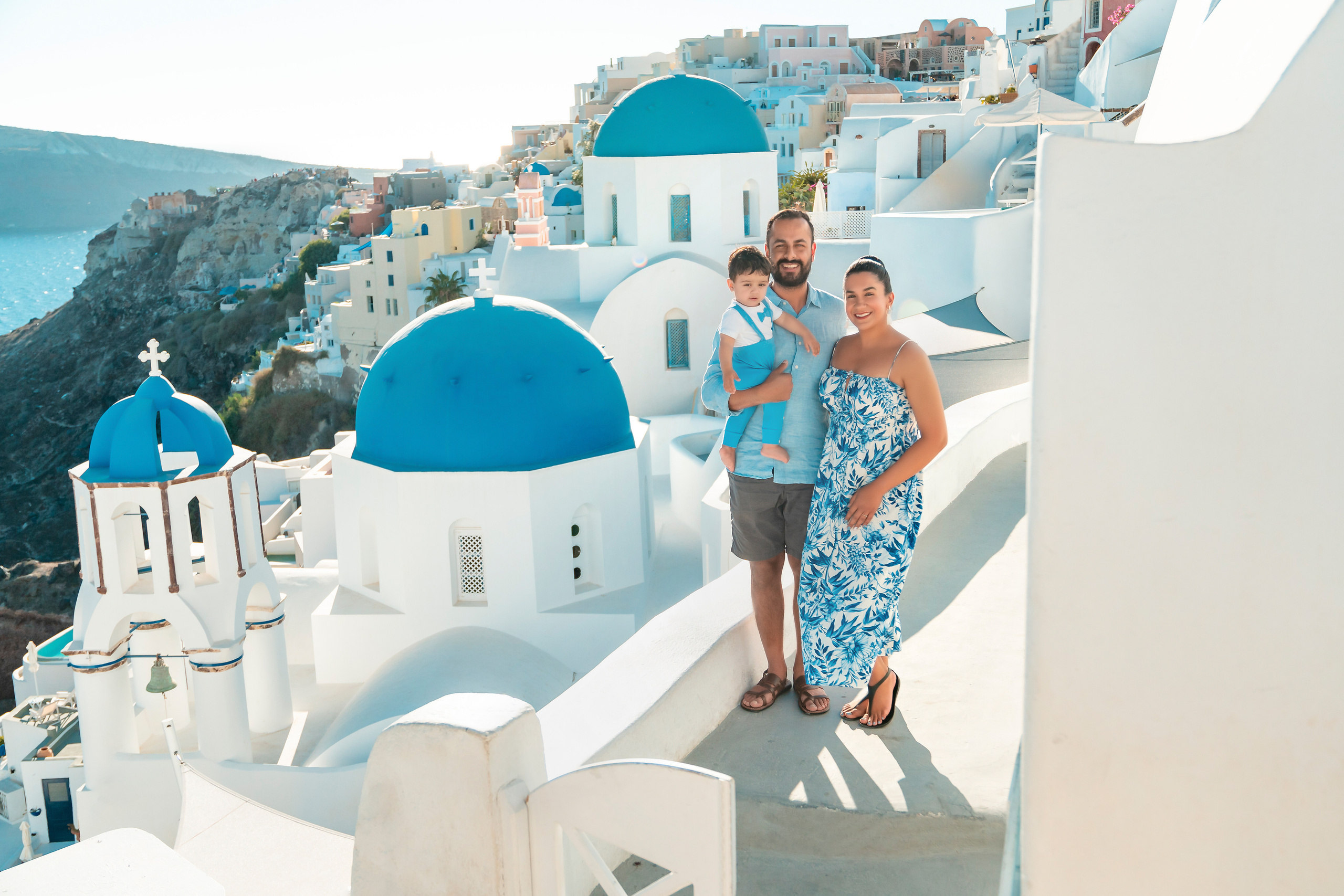 Family’s Dream Come True in Santorini