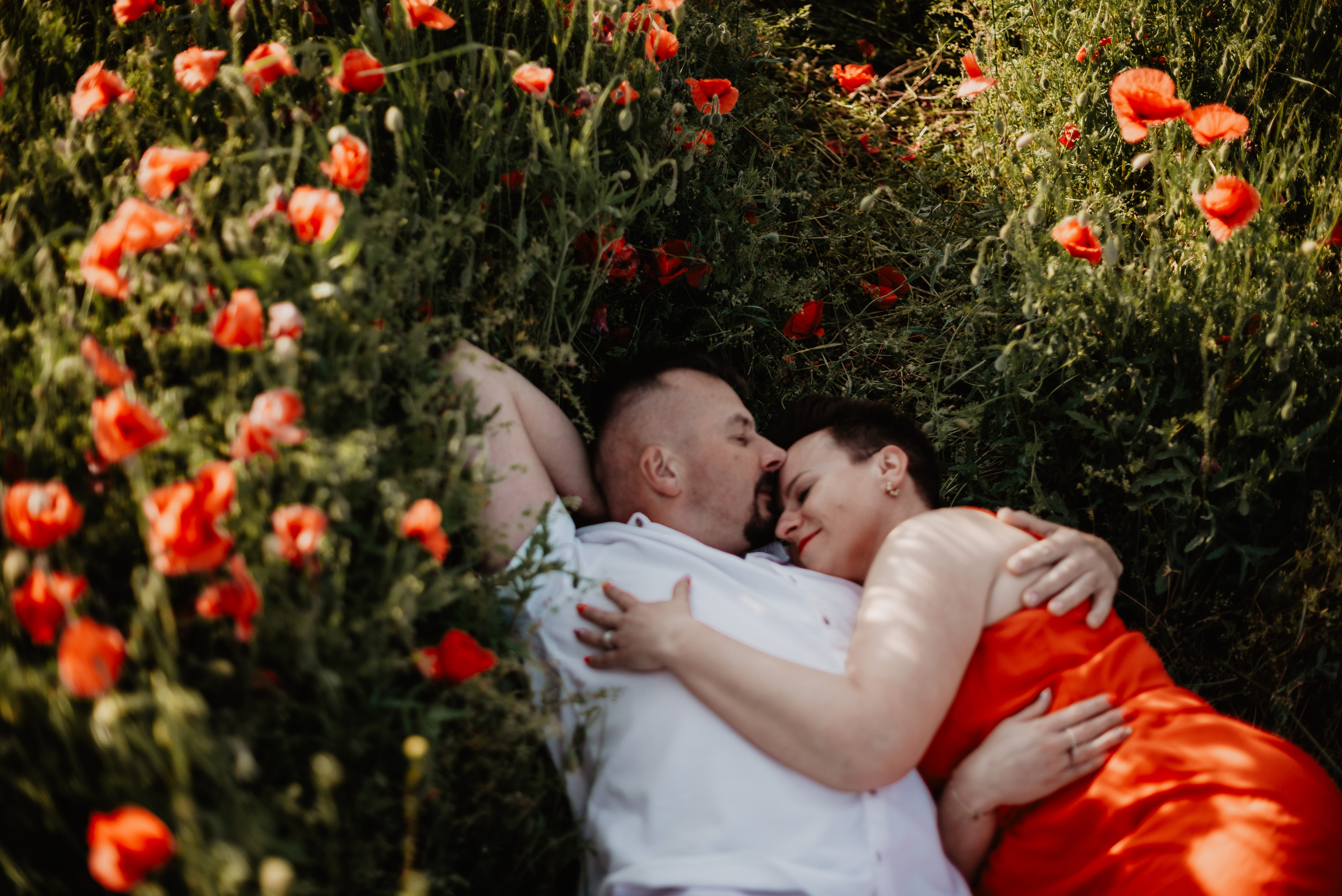 Kasia & Marcin. Pole makowe i zaskakujący finał sesji. Bałanda Fotografia – Sesje Kobiece, Rodzinne, Miłosne, Reportaże | Katowice Śląsk