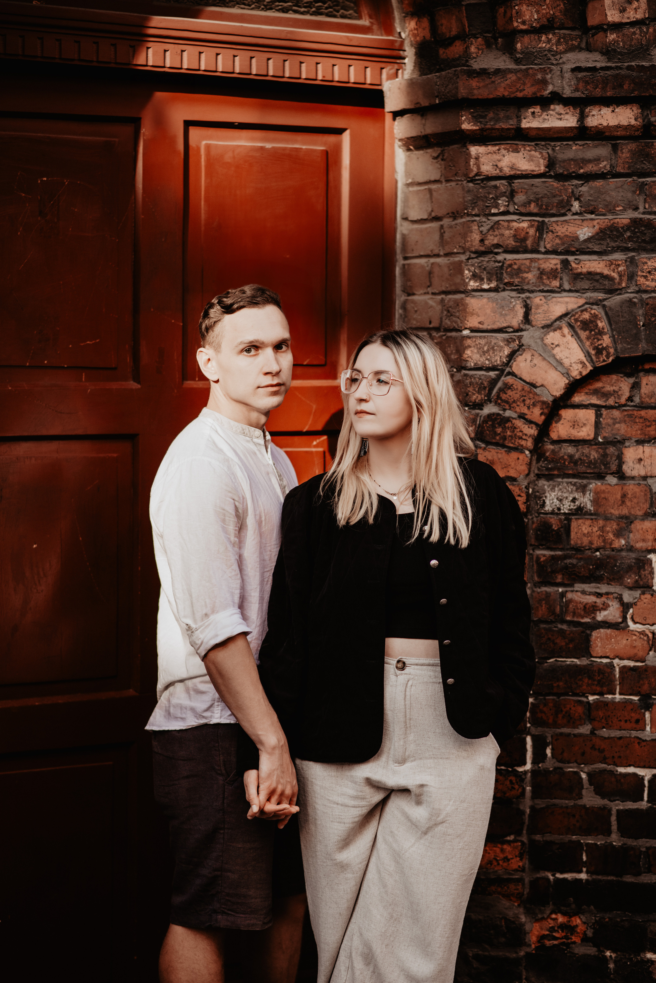 Tosia & Tomasz. Sesja miłosna na Nikiszowcu. Bałanda Fotografia – Sesje Kobiece, Rodzinne, Miłosne, Reportaże | Katowice Śląsk