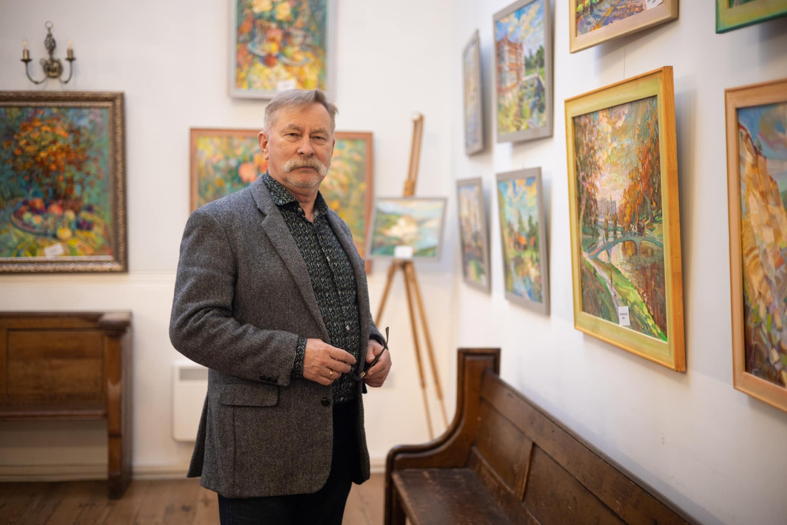 BBC: Ukrainian artist starts residency at Suffolk garden. Andriy Nekrasov artist