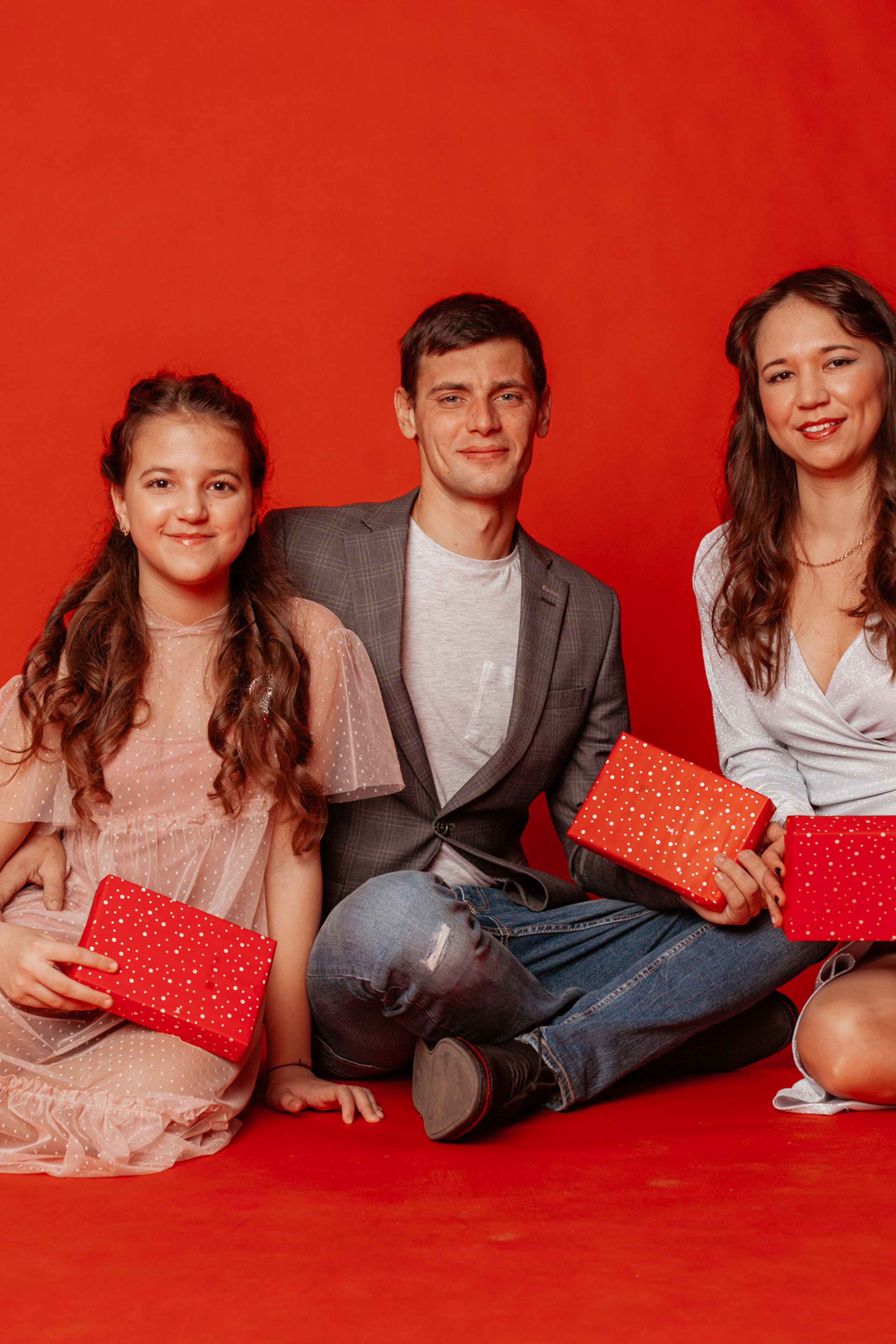Santa Claus in kindergarten. Photographer in England Ekaterina Romanova