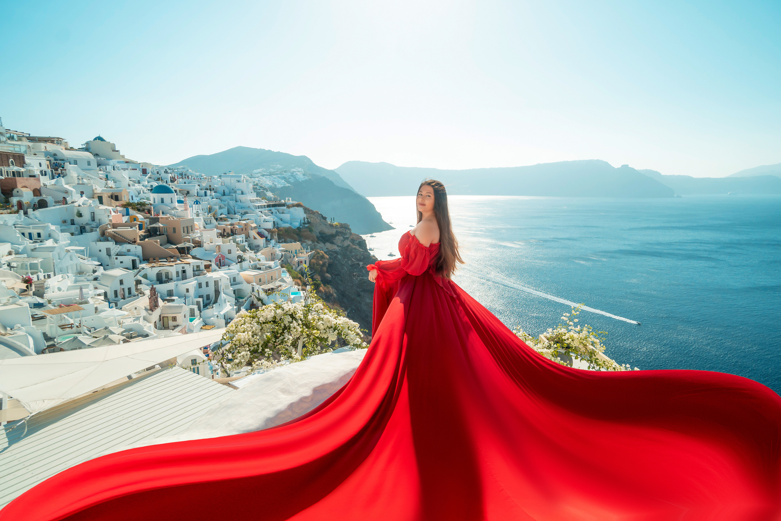 Photoshoot family with flying dress :)