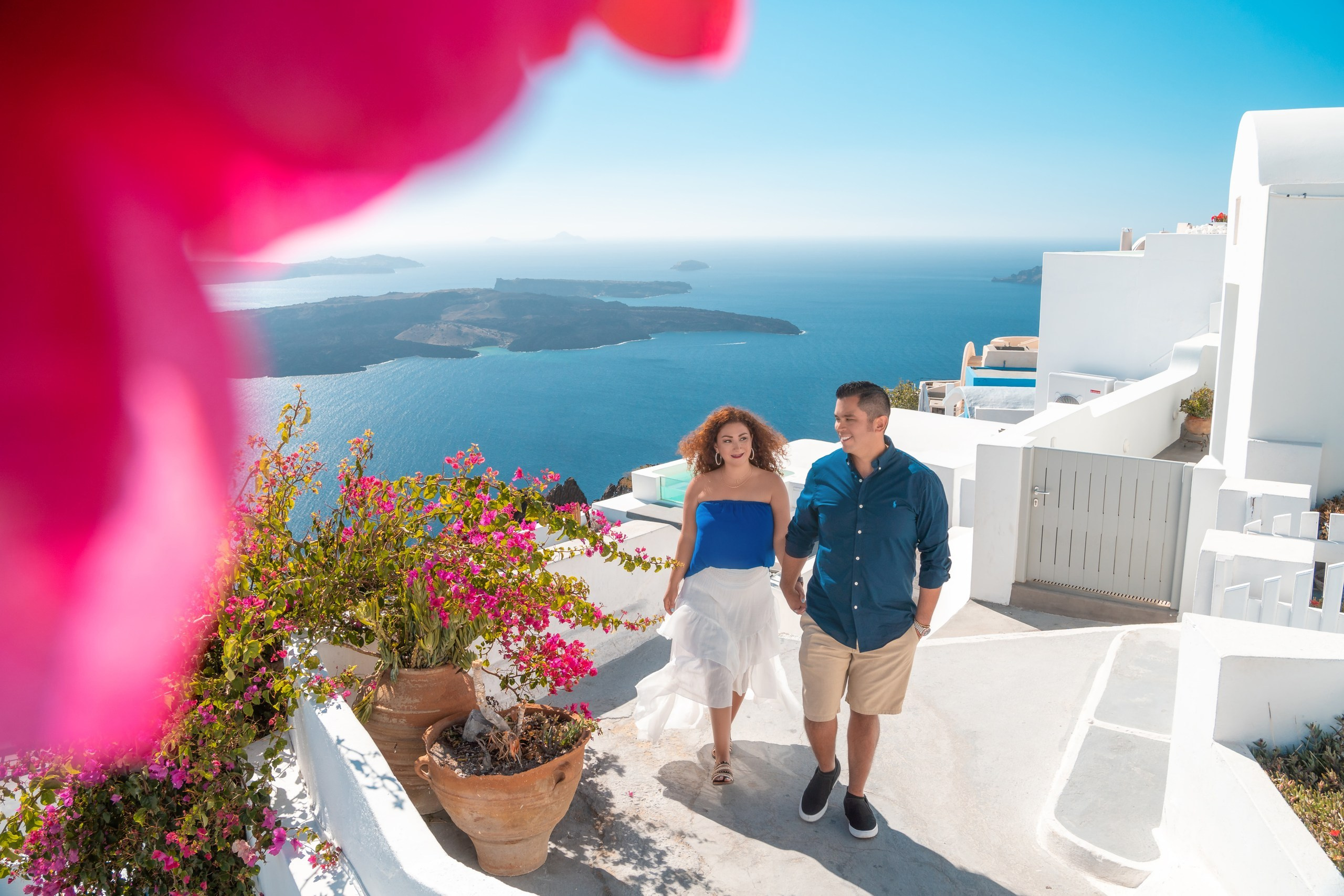 Imerovigli, Santorini photoshooting