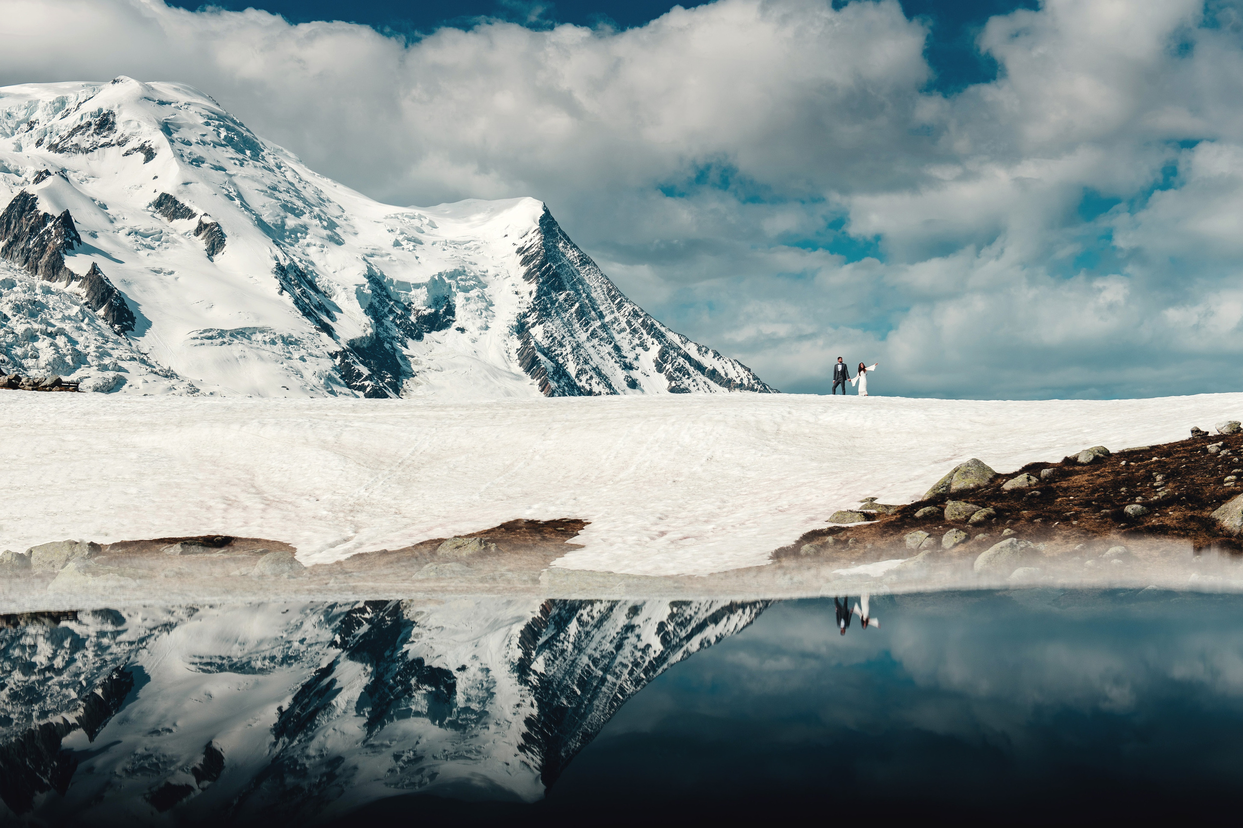 Hochzeit in Chamonix, Mont-Blanc, France