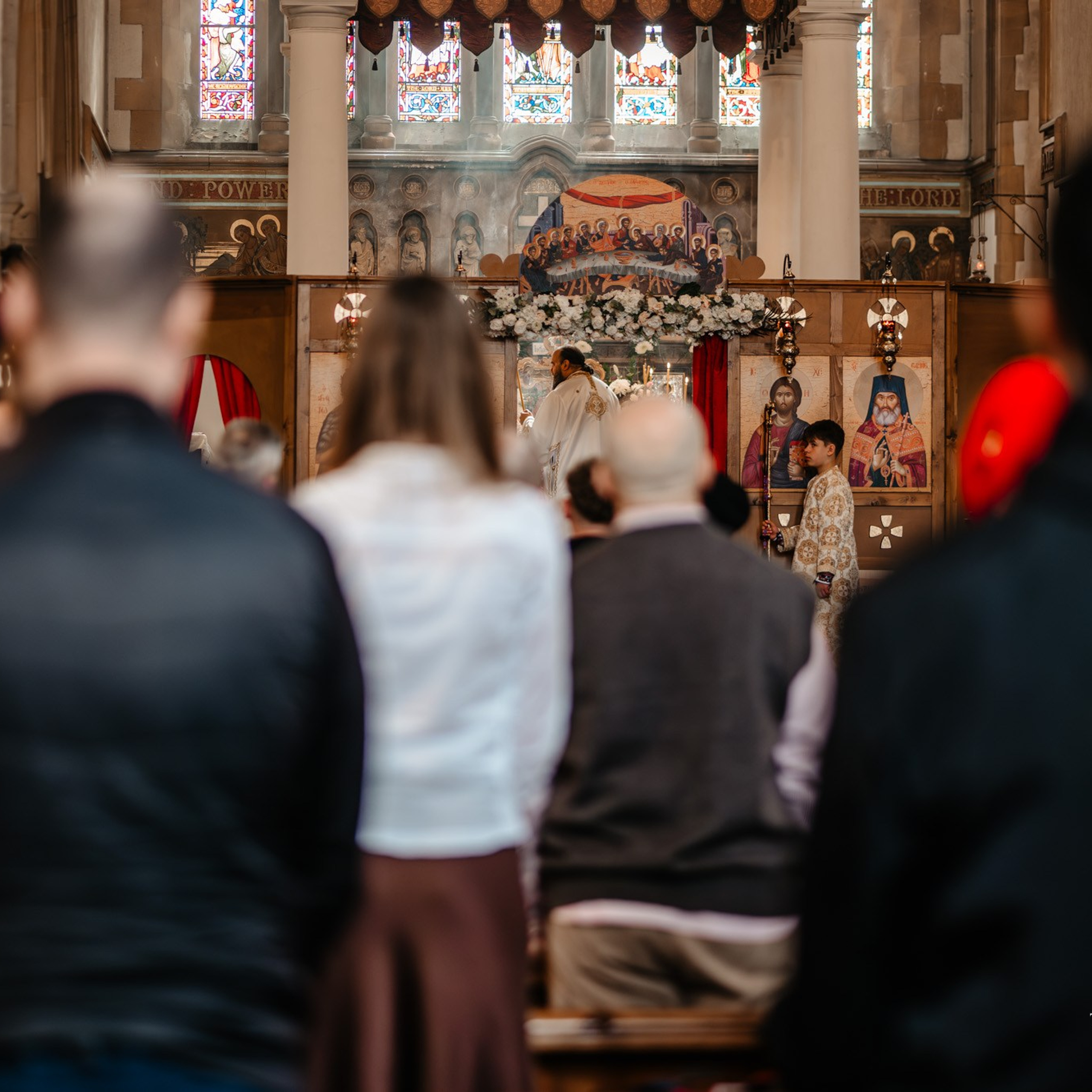 Sambata lui Lazar si Hramul la Biserica Romaneasca din Southampton — Slujba arhiereasca oficiata de PS Parinte Atanasie. TANTAN IONUT FOTO & FILM