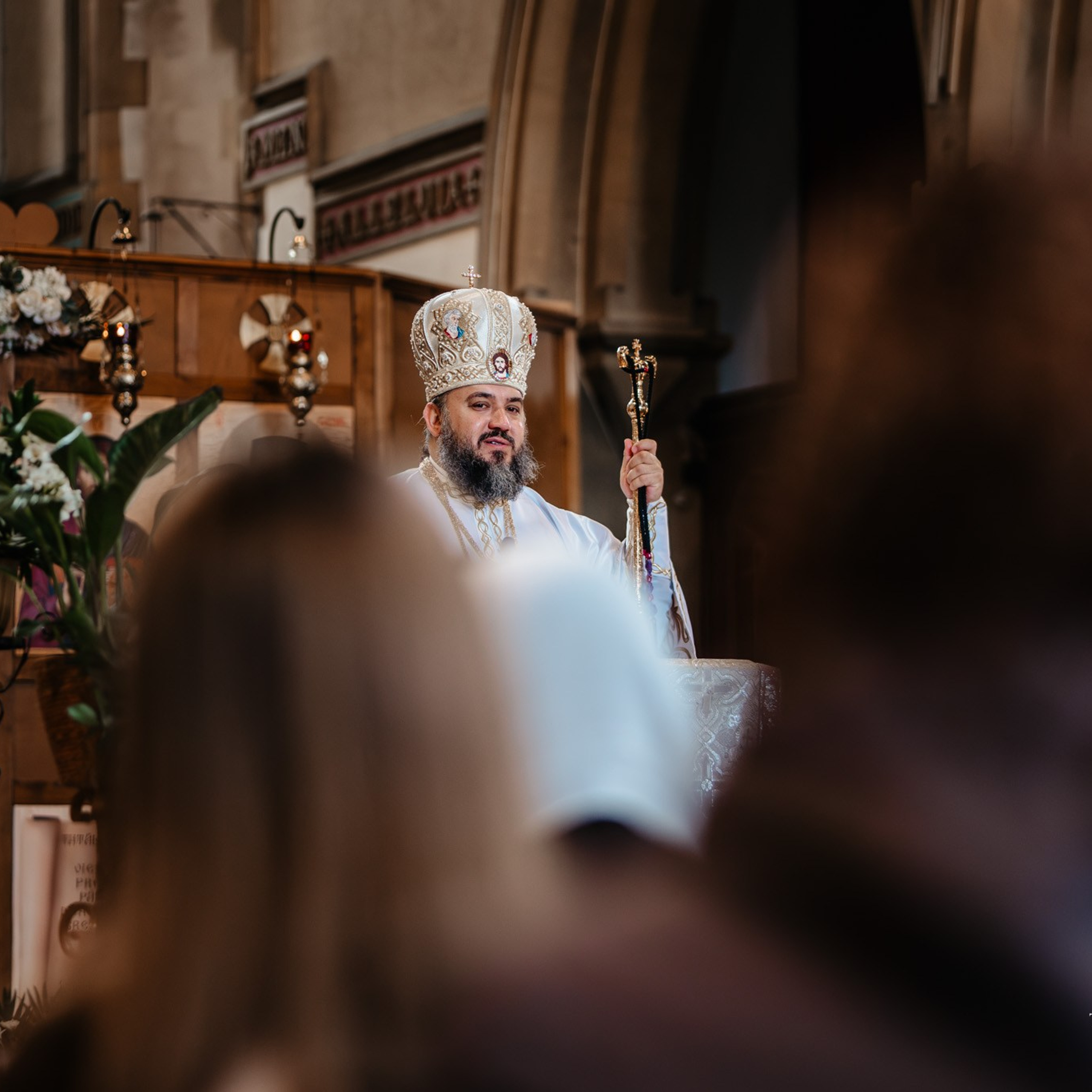 Sambata lui Lazar si Hramul la Biserica Romaneasca din Southampton — Slujba arhiereasca oficiata de PS Parinte Atanasie. TANTAN IONUT FOTO & FILM
