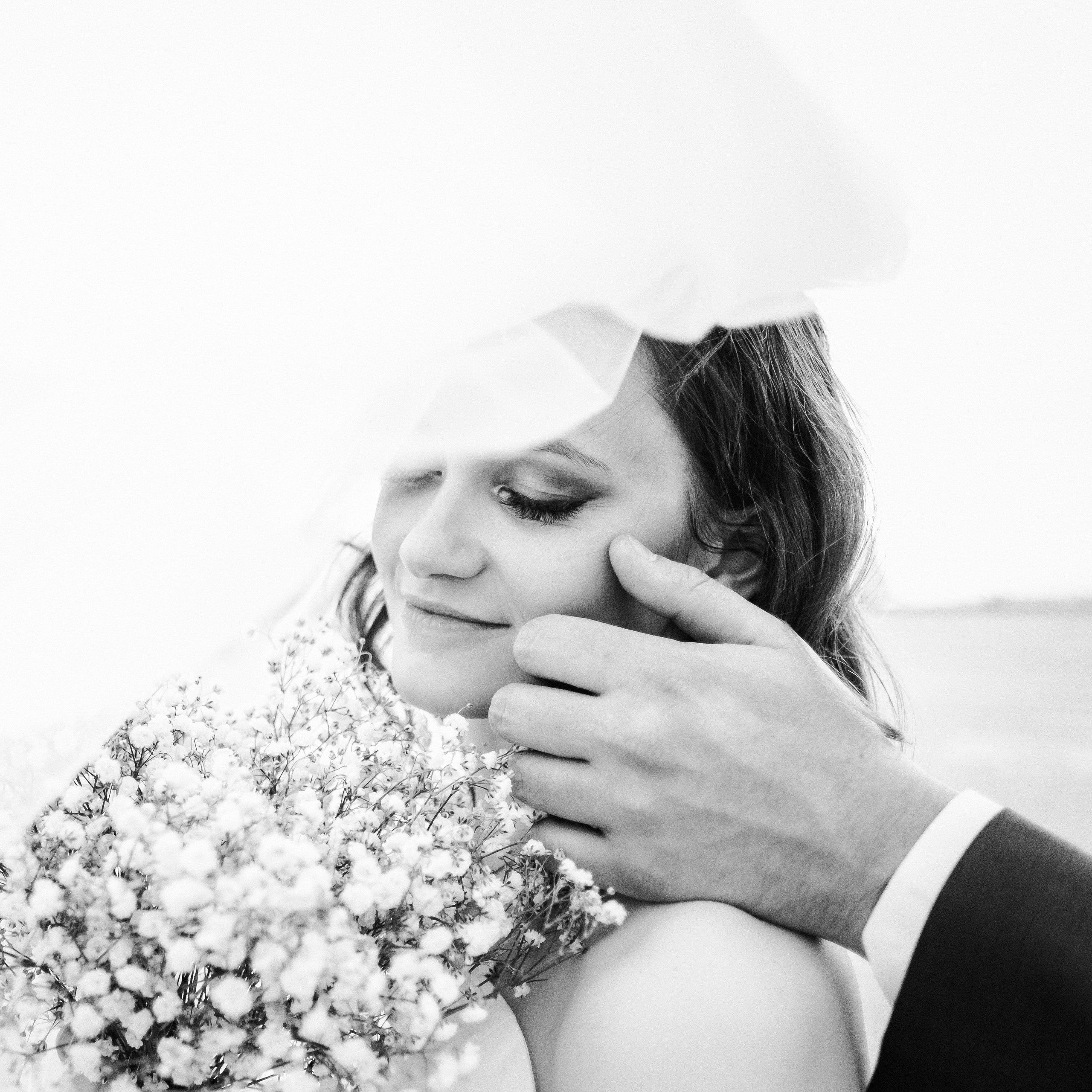 Candid engagement moment during an engagement shooting in Barcelona