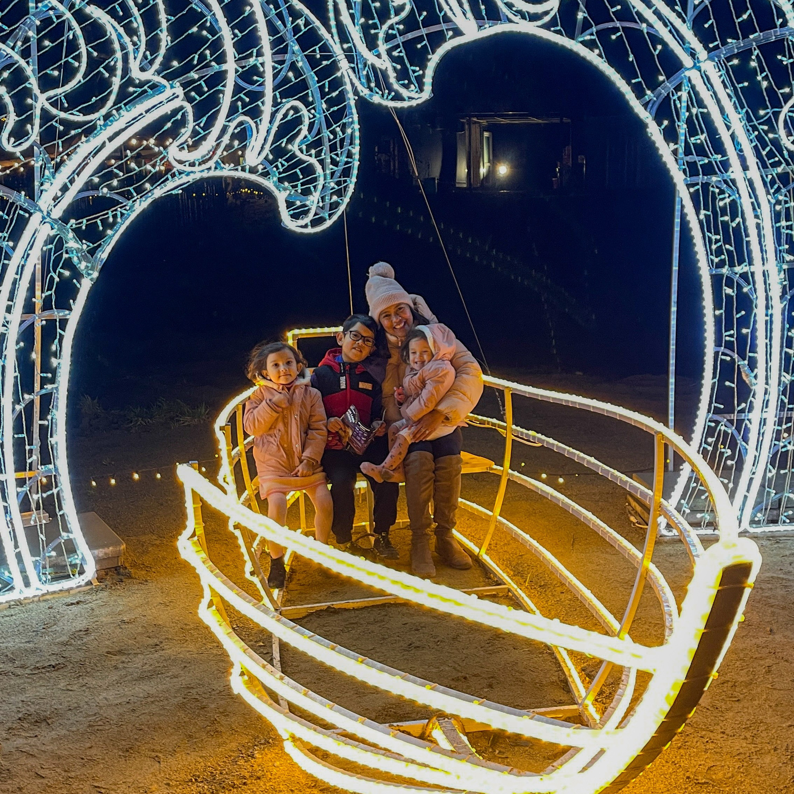 Adventure Lights at SkyPark. Create with Twila