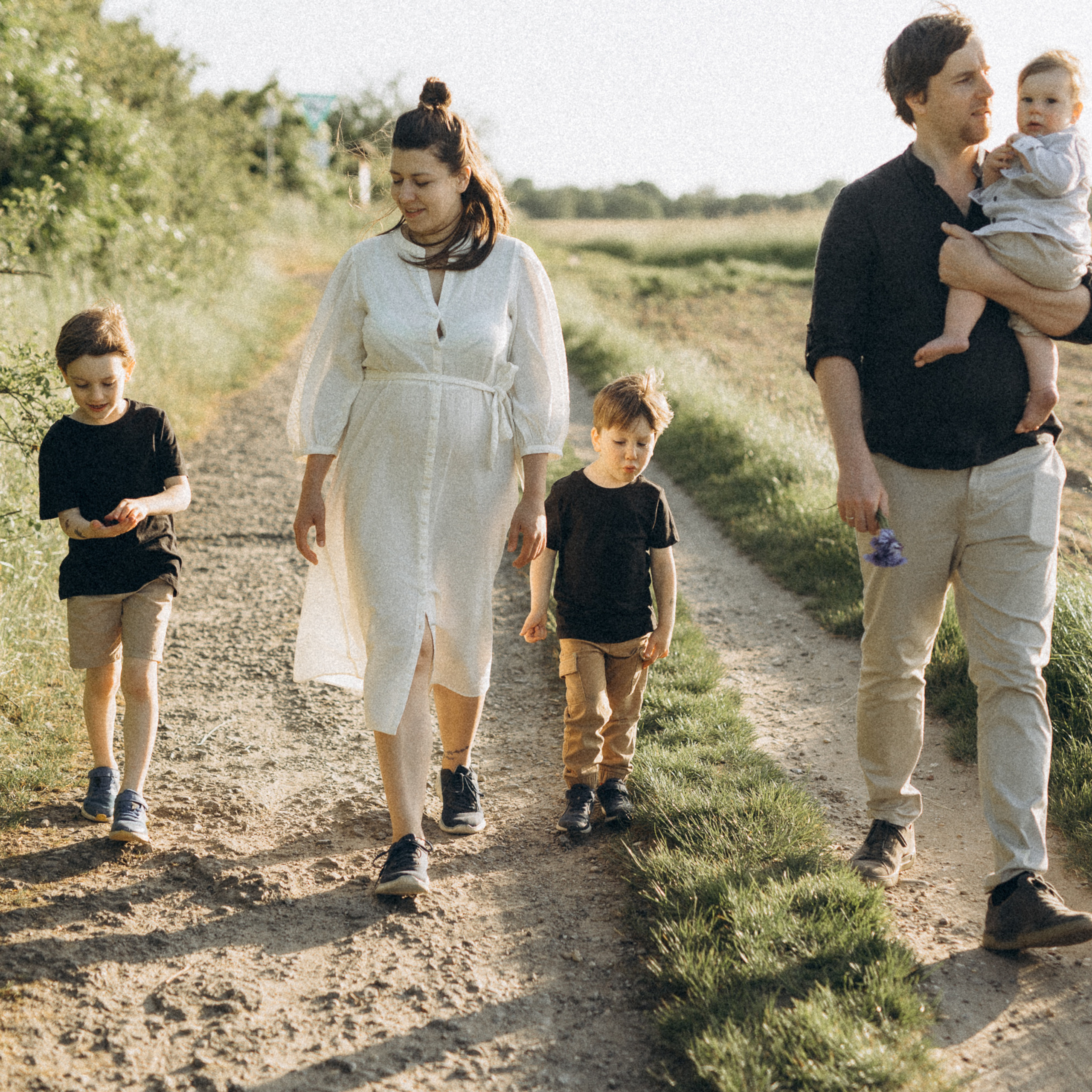 Familienfotos in der Natur